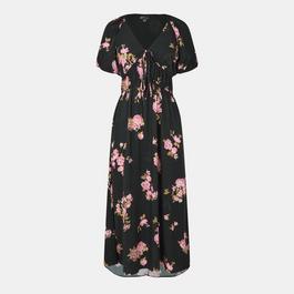 Nobodys Child Floral Cory Midi Dress
