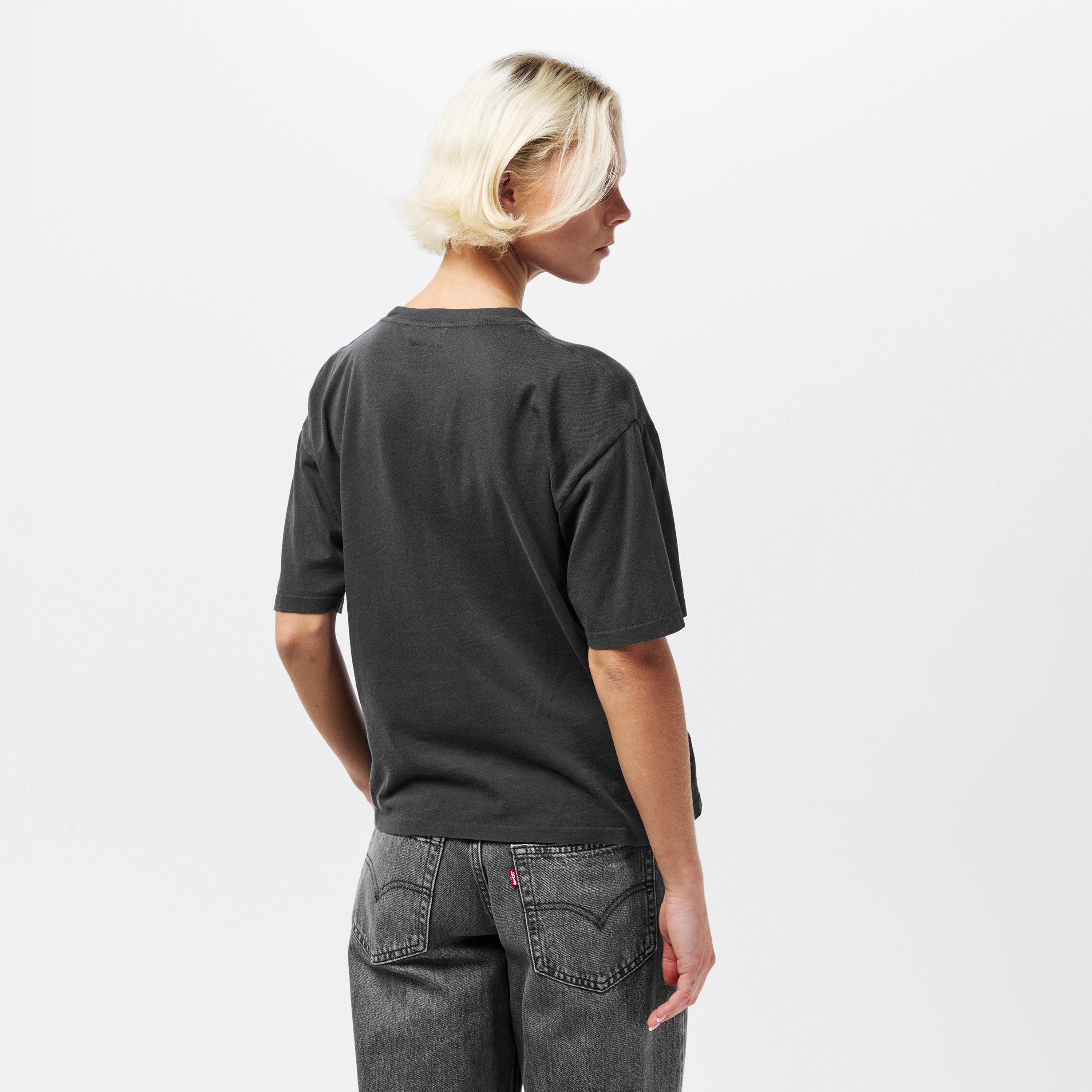 WASHED BLACK - Anine Bing - Women's Cohen Regular Fit T-Shirt - 4