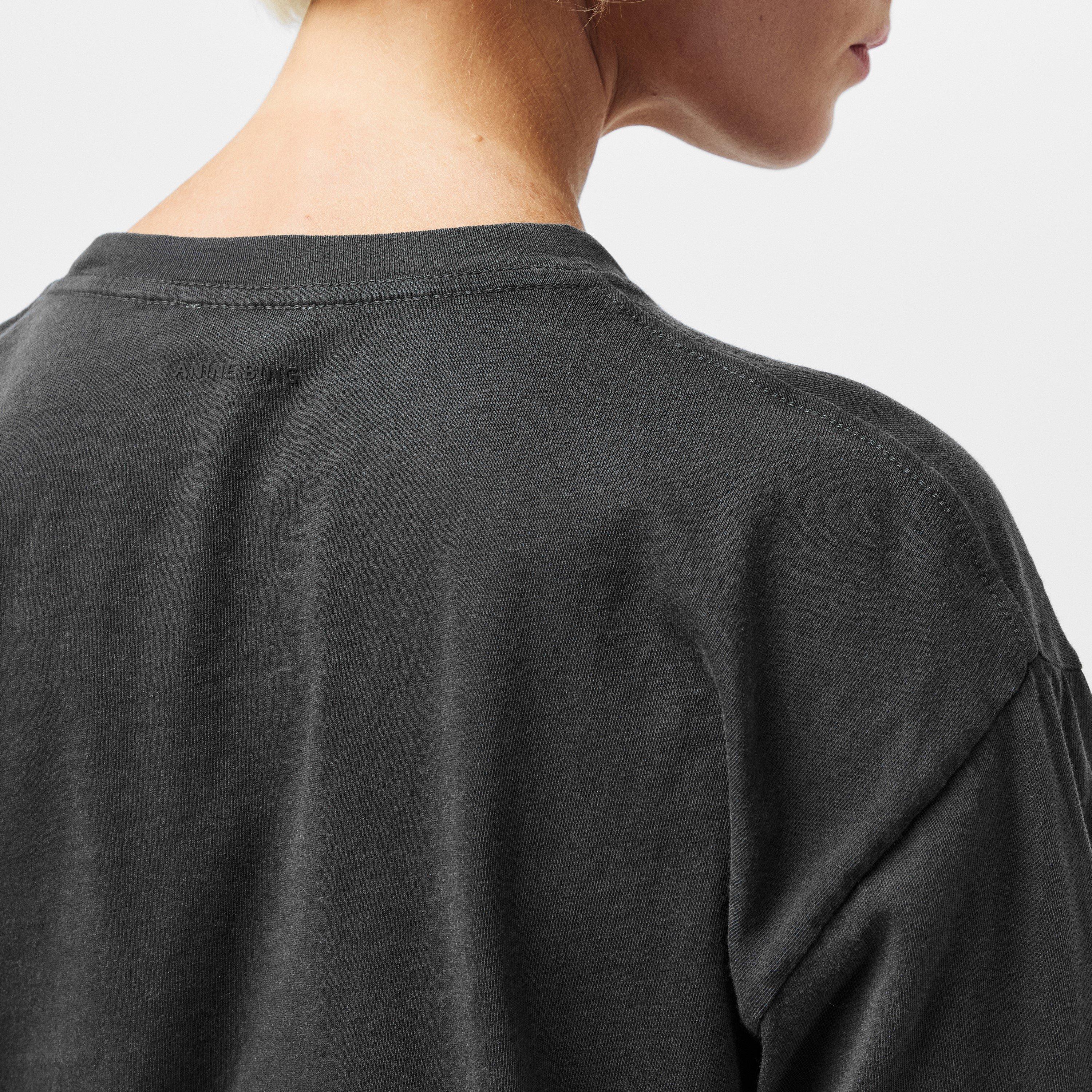 WASHED BLACK - Anine Bing - Women's Cohen Regular Fit T-Shirt - 5