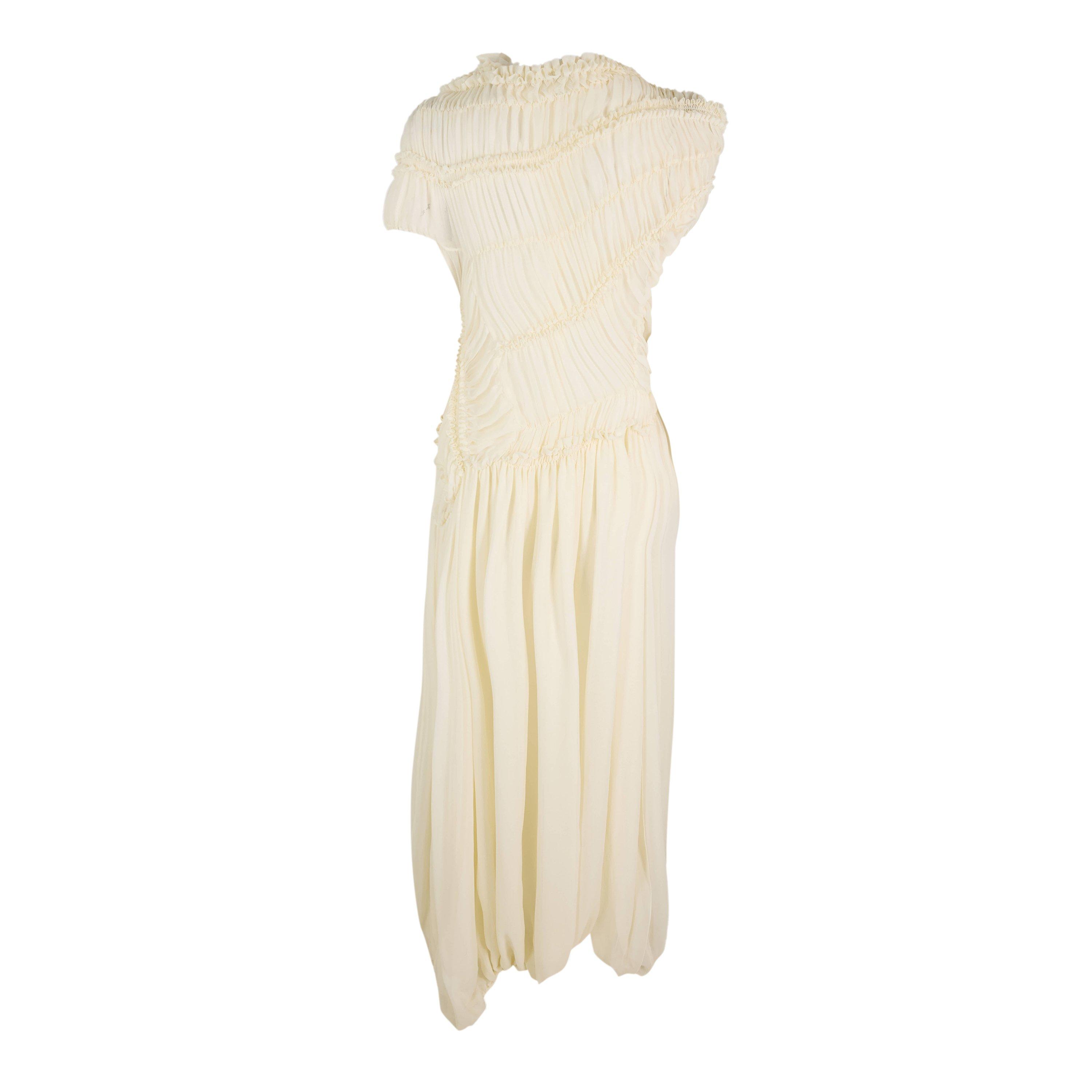 Cream - Magda Butrym - Women's Dress 06 Long Maxi - 2