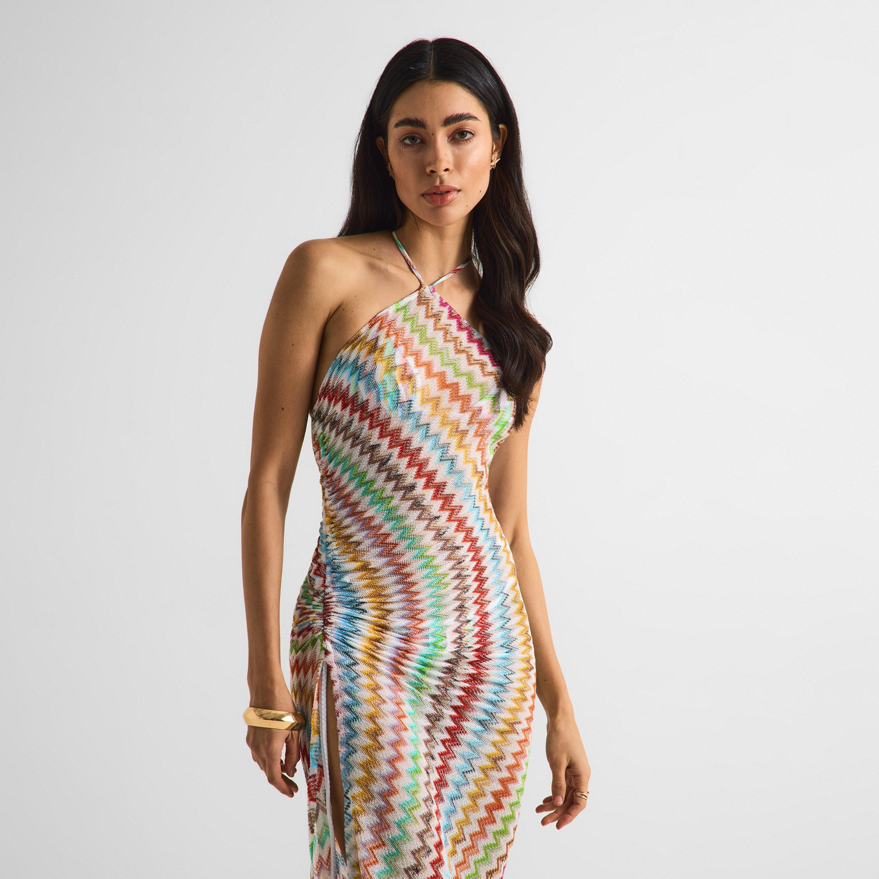 White Multi - Missoni - Women's Long Maxi Dress - 3