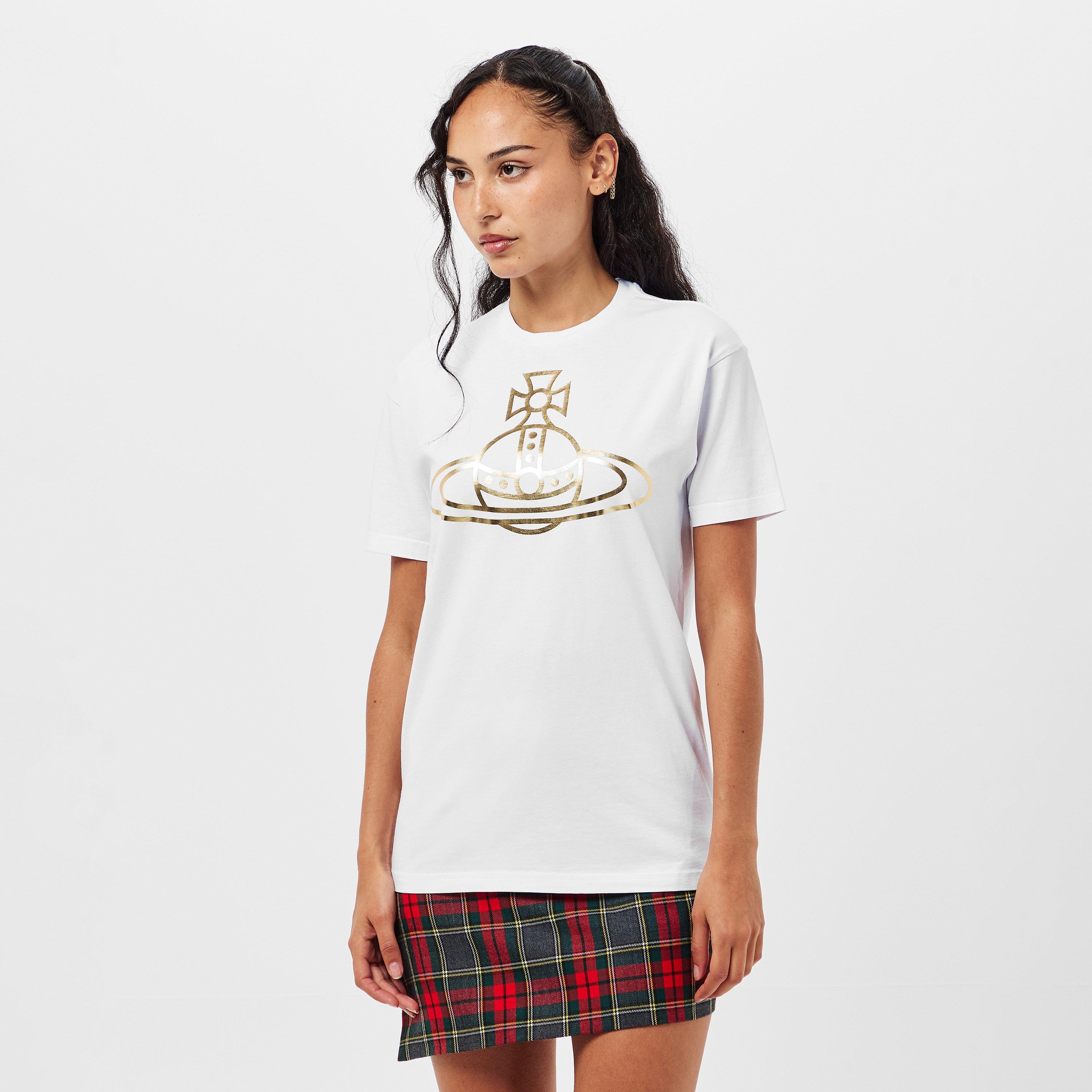 Wht/Gld - Vivienne Westwood - Orb T-Shirt - 3
