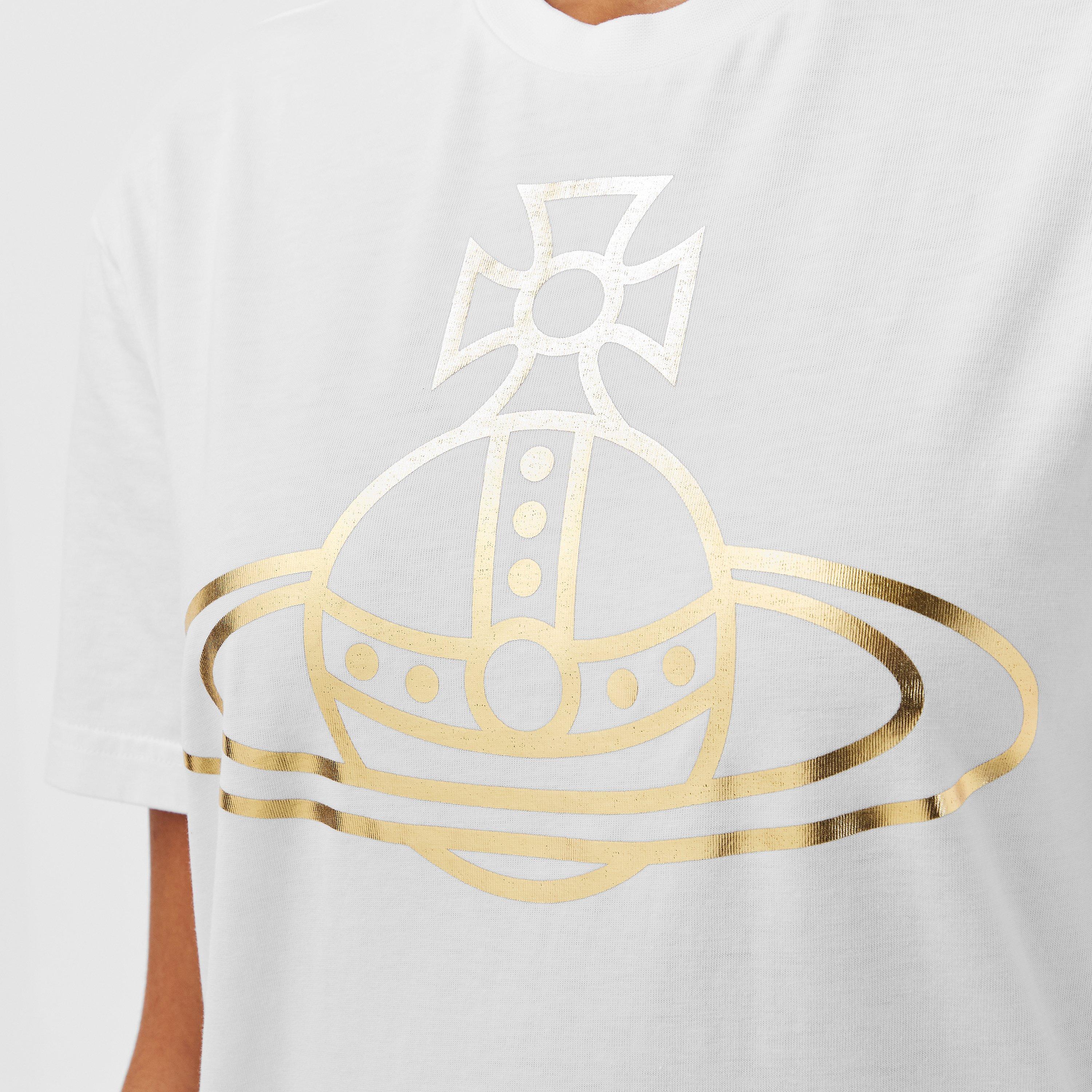Wht/Gld - Vivienne Westwood - Orb T-Shirt - 5