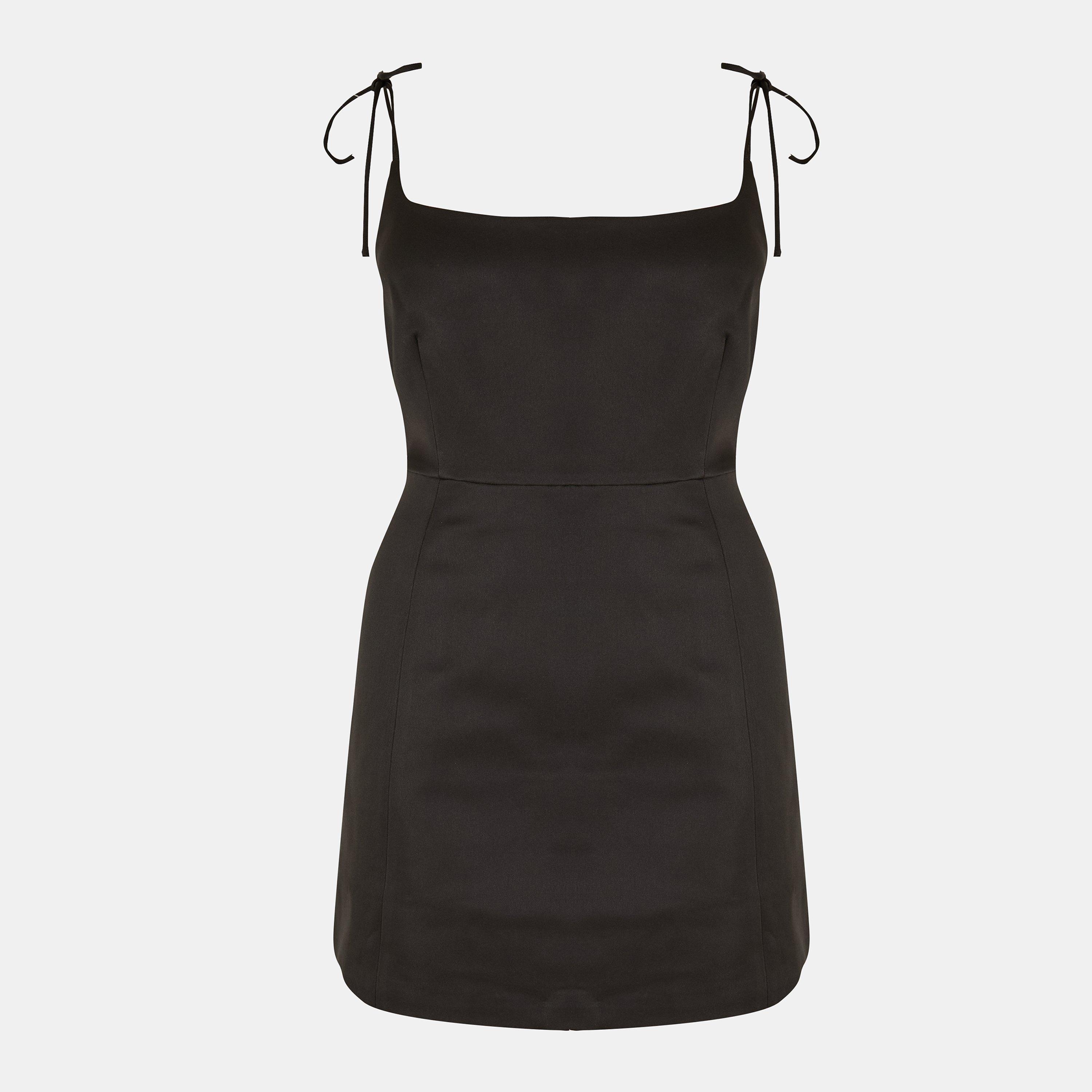 Ted Baker Women's Tie Strap Mini Dress - Black - 14 (L)