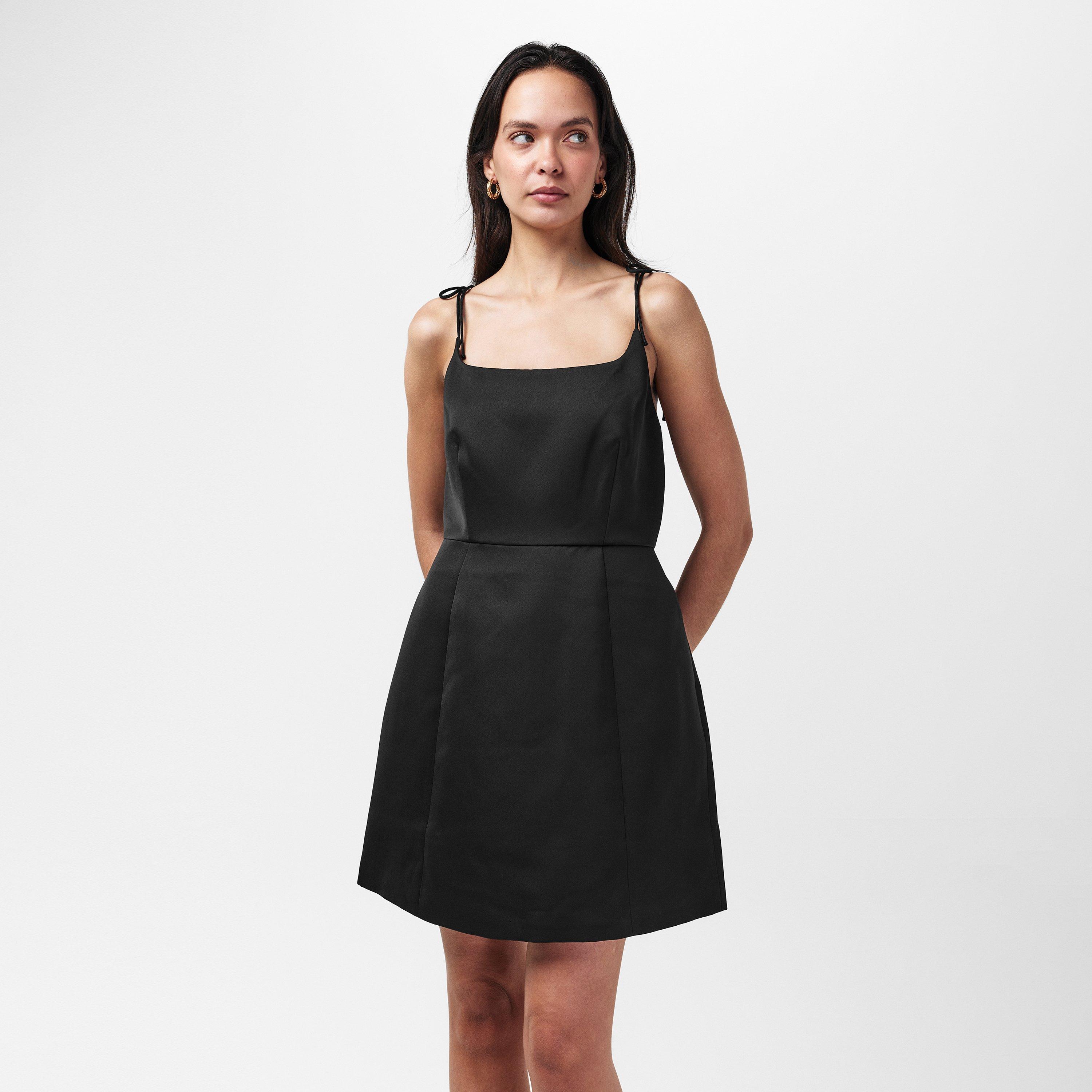 Black - Ted Baker - Tie Strap Mini Dress - 3