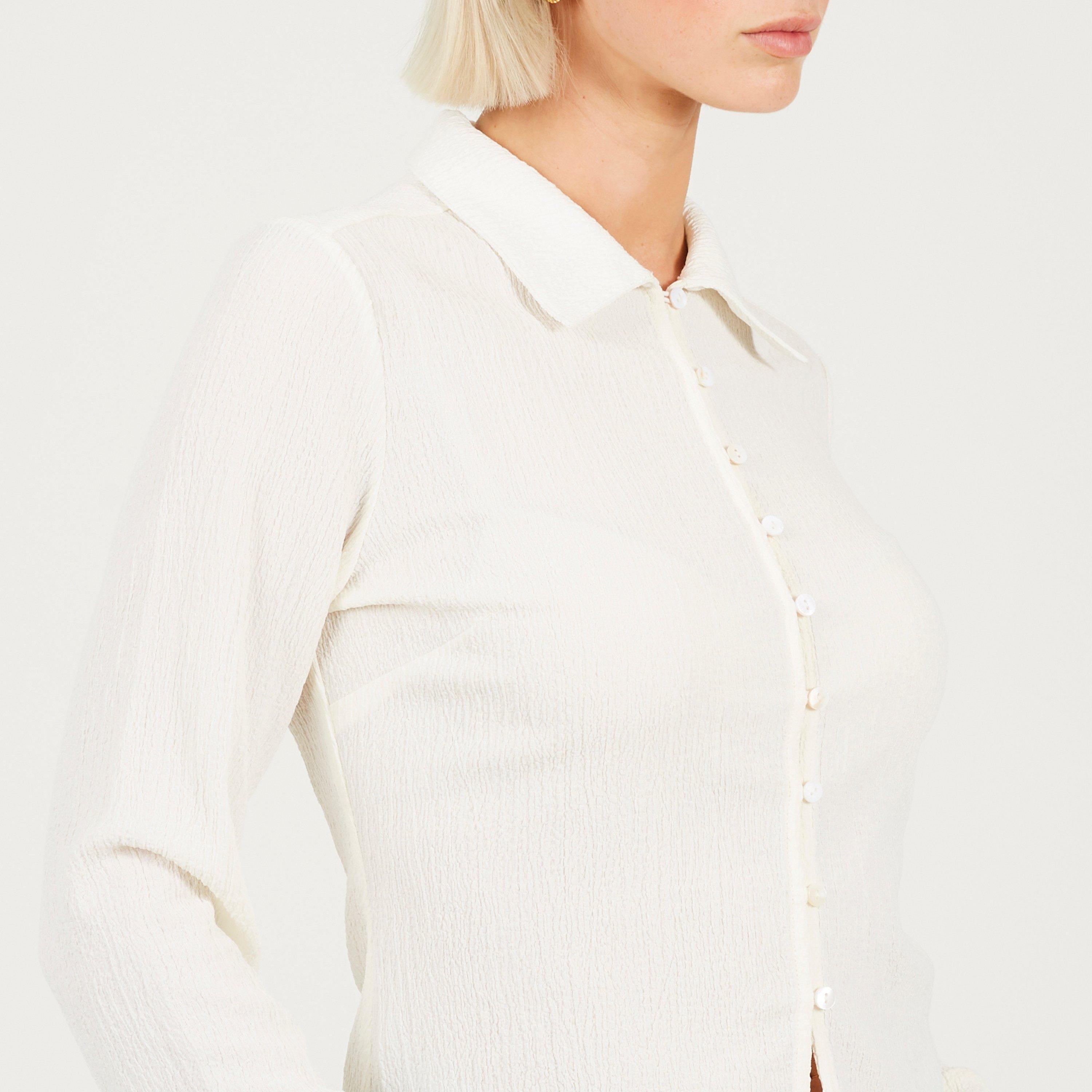 Cream - Brave Soul - Brave Soul Ladies Long Sleeve Shirt - 3