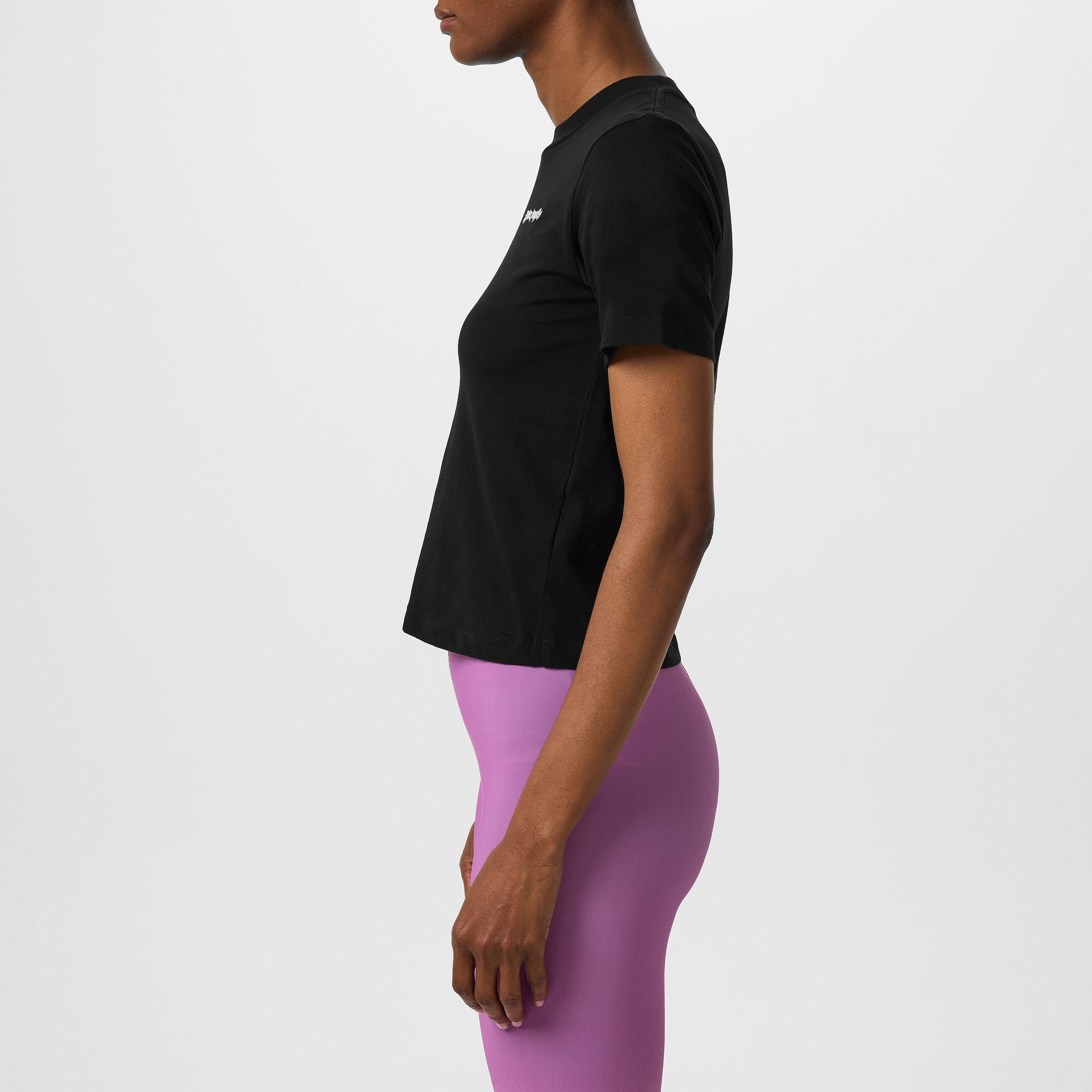 Black - Palm Angels - Embroidered Logo T-Shirt - 2