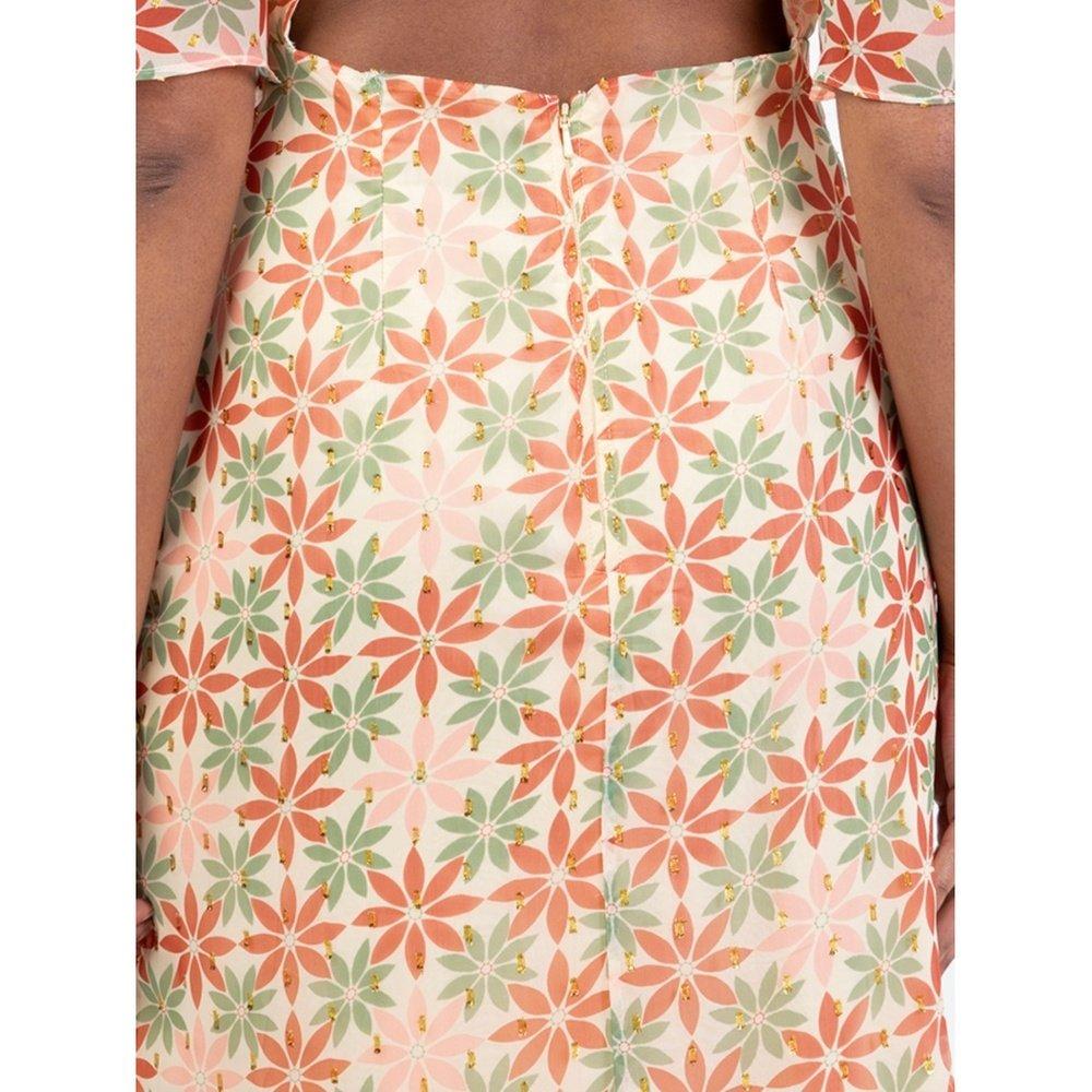Imprimir - Anaya With Love - Anaya with Love Recycled Floral Print Open Back Maxi Dress with Split - 5