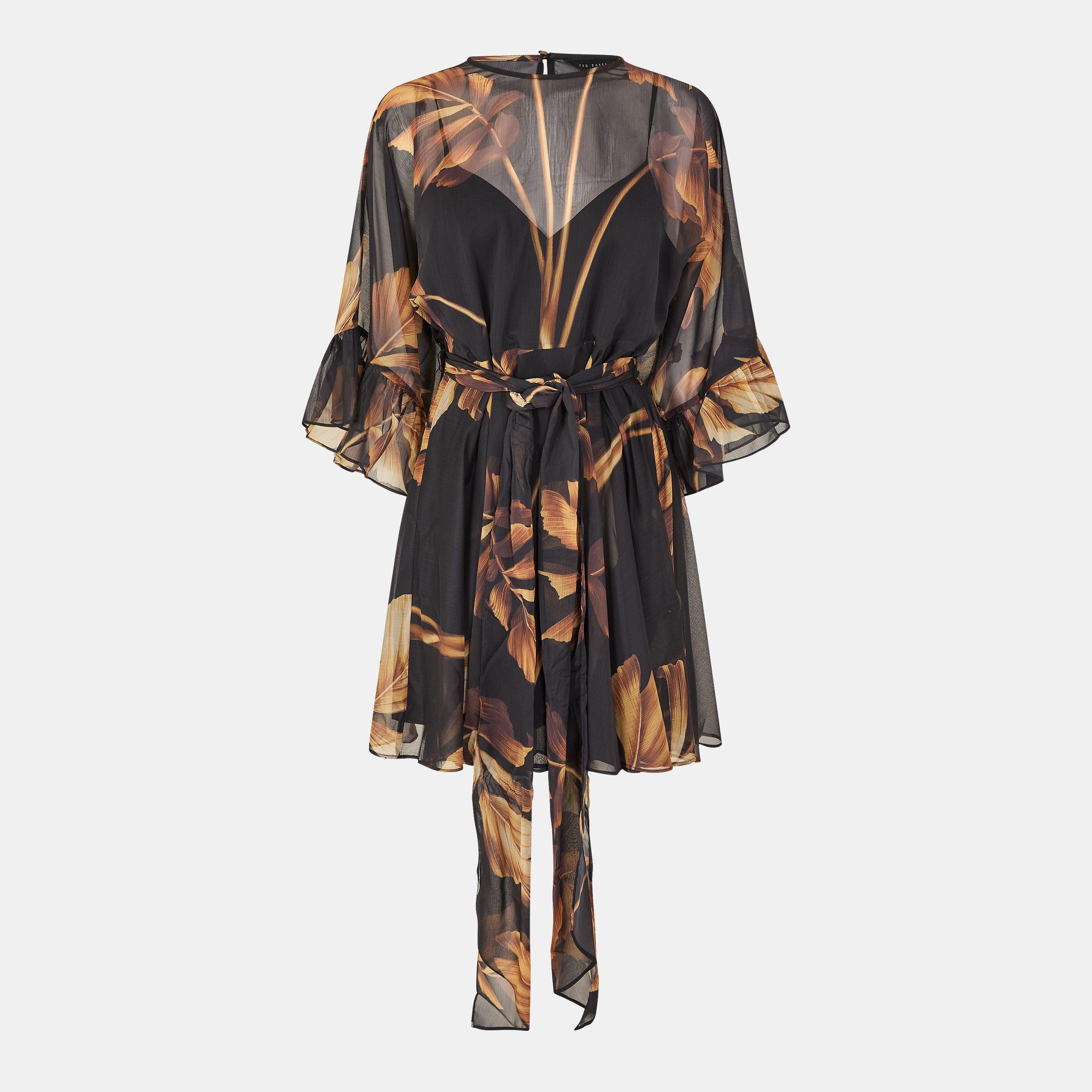 Ted Baker | Frill Sheer Drs Ld99 | Mini Dresses | Cruise Fashion