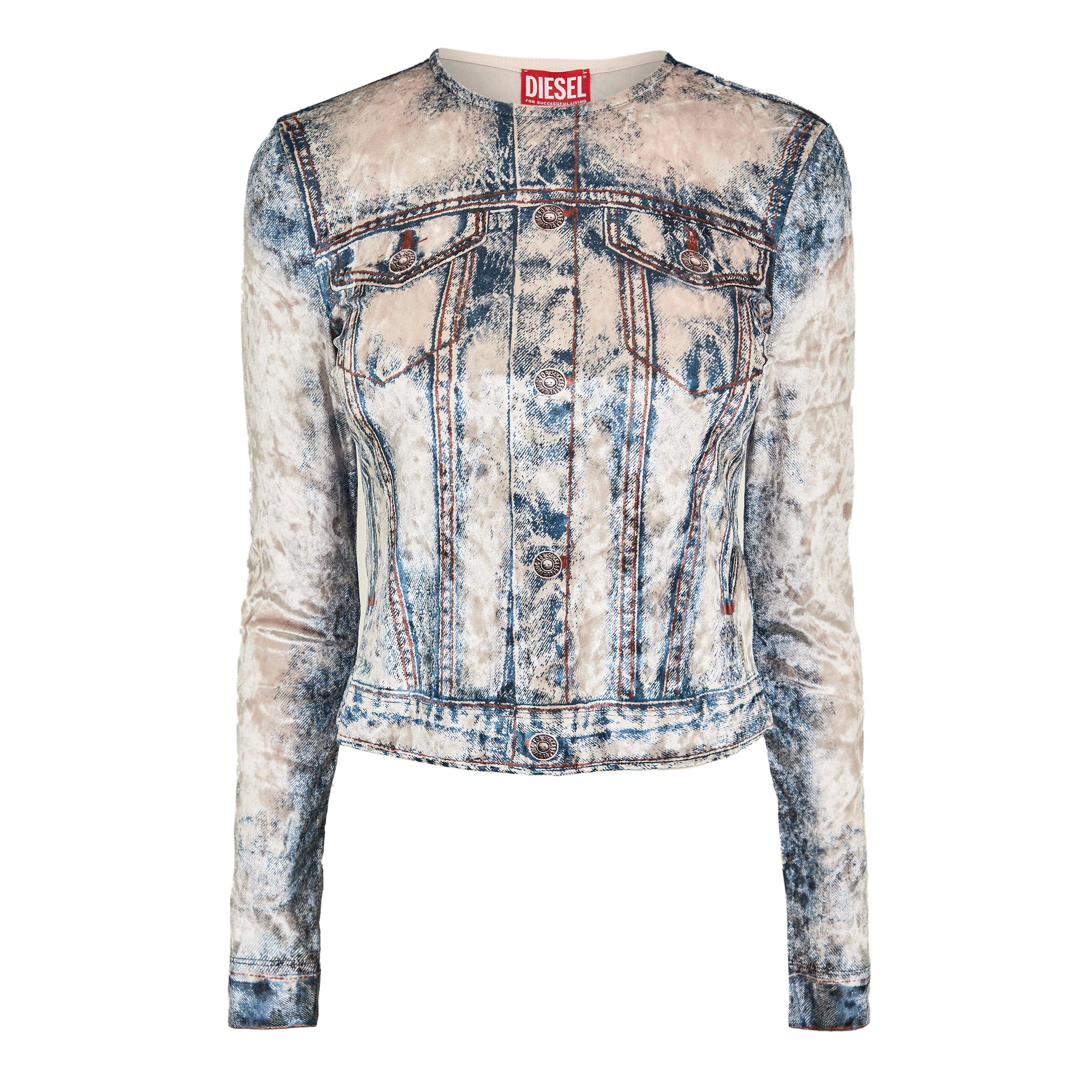 Blue Denim - Diesel - Women's T Clauvet T-Shirt - 1