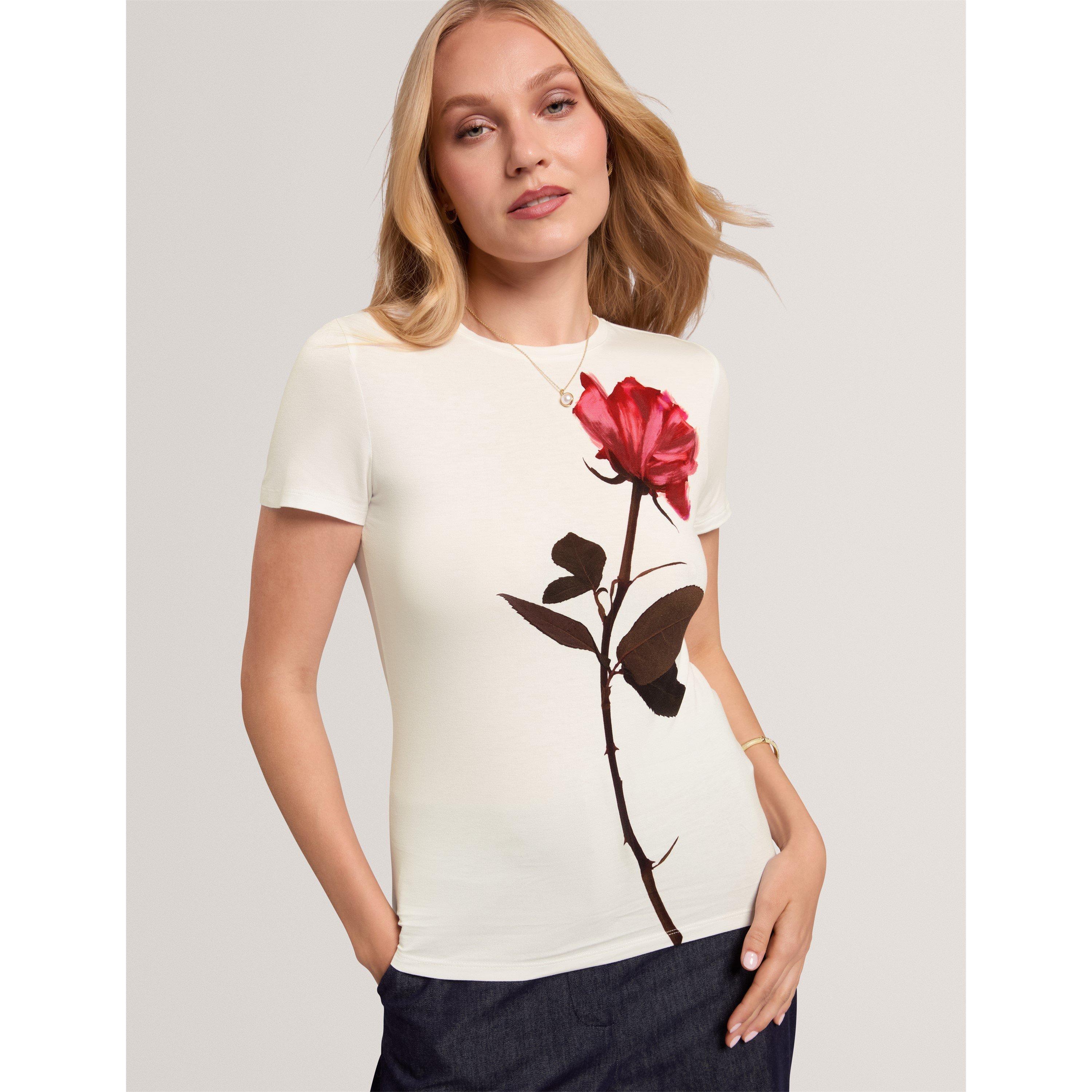 Marfim - Ted Baker - Ted Floral Print Tee Ld71 - 2