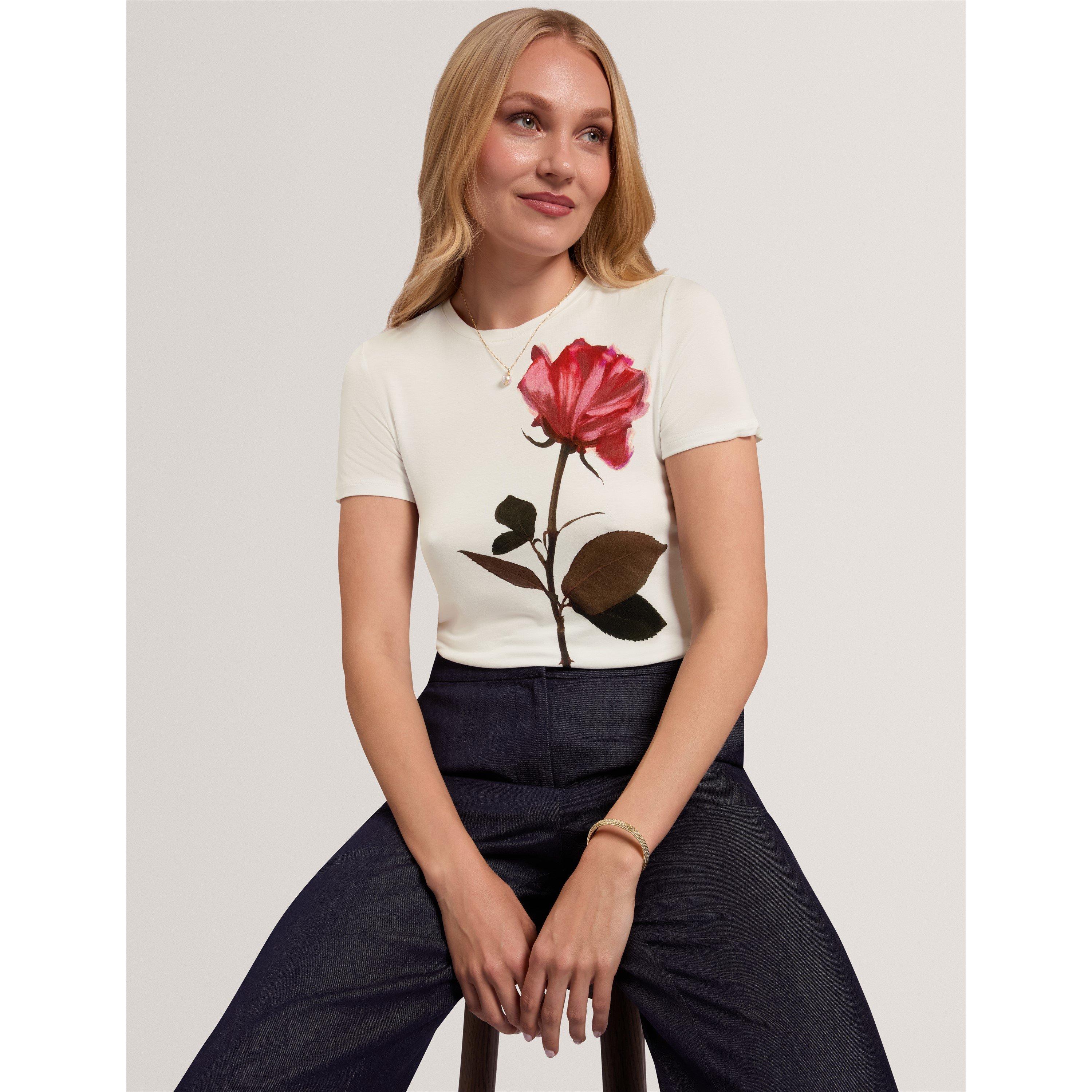 Marfim - Ted Baker - Ted Floral Print Tee Ld71 - 4