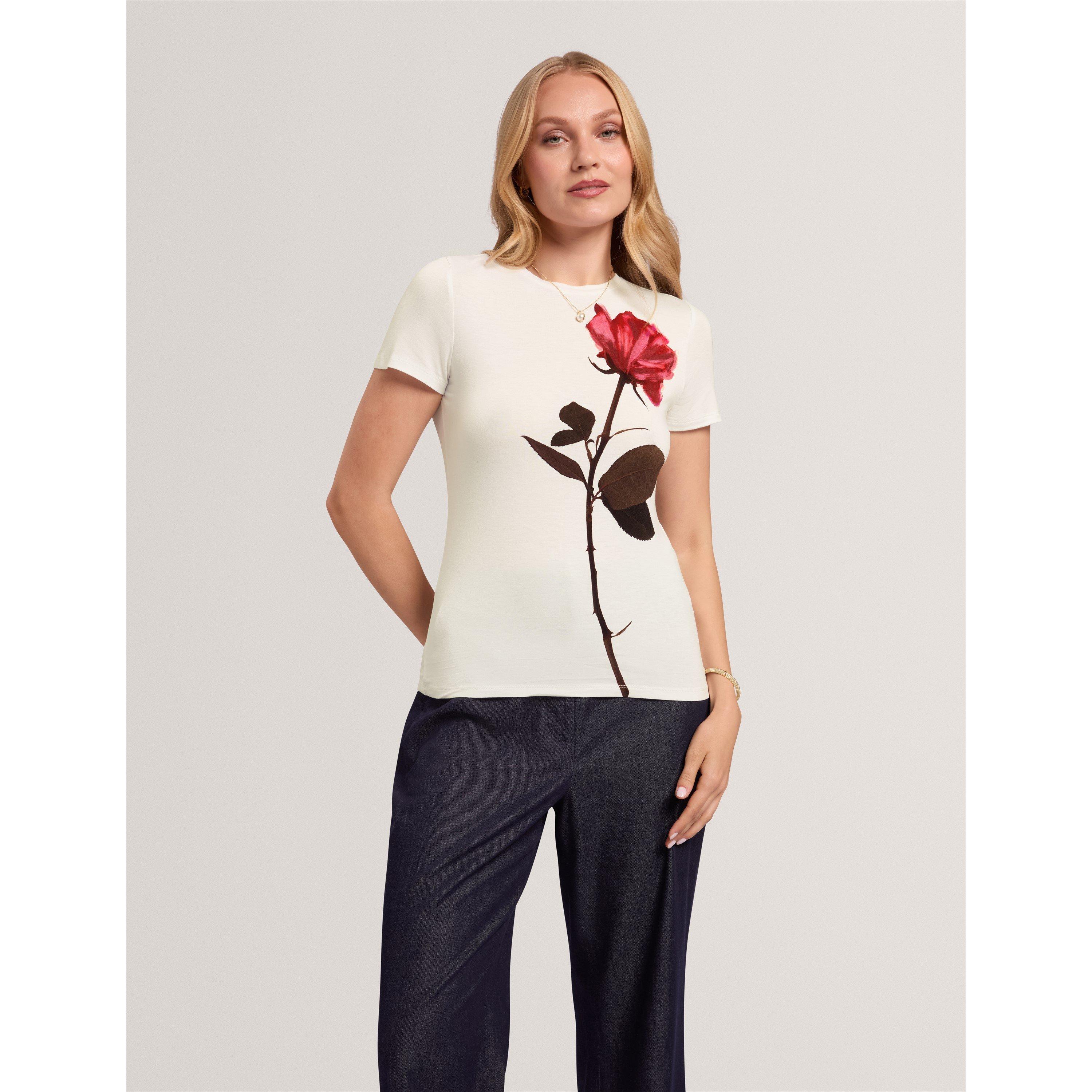 Marfim - Ted Baker - Ted Floral Print Tee Ld71 - 6