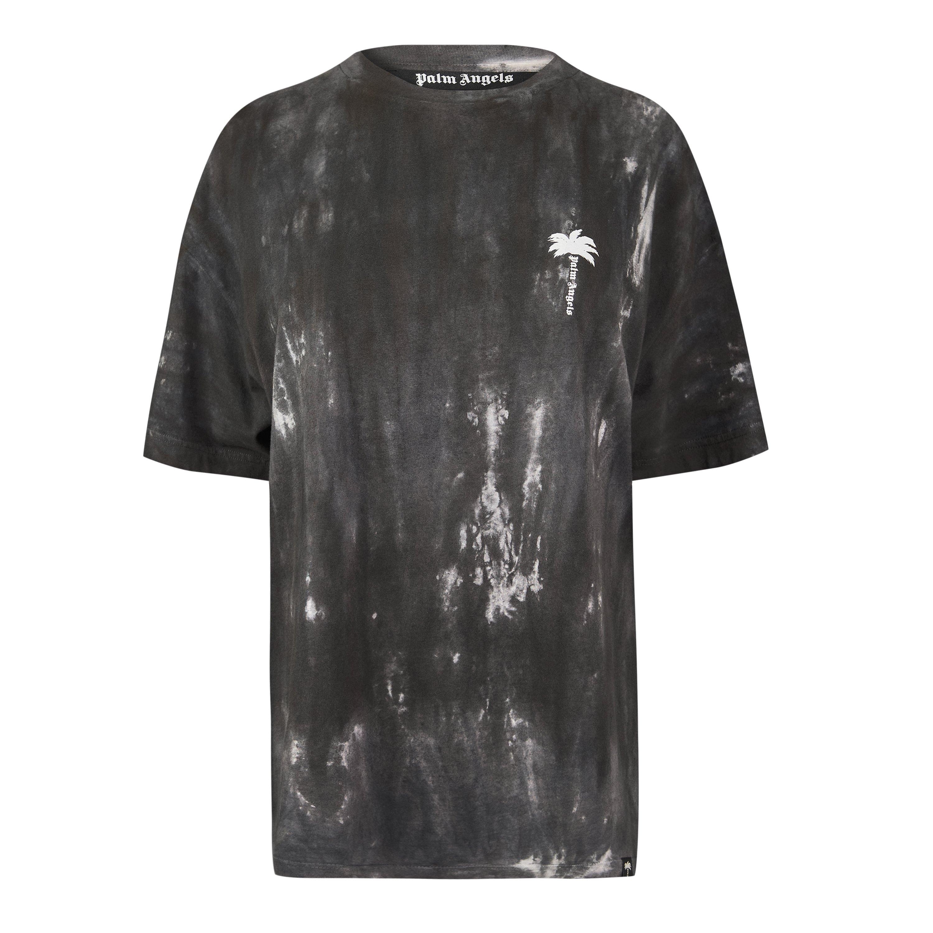 Palm Angels Women's X Hi Ibiza Tie Dye T-Shirt - Black - 6 (2XS)