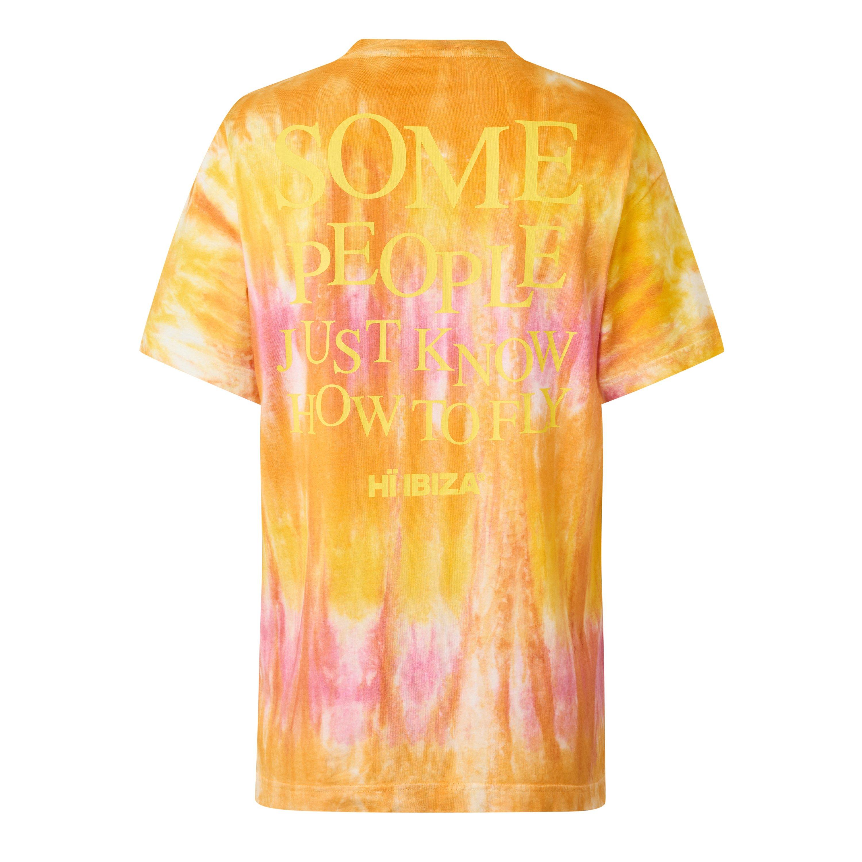 Orange - Palm Angels - Womens x Hi Ibiza Tie Dye T-Shirt - 2