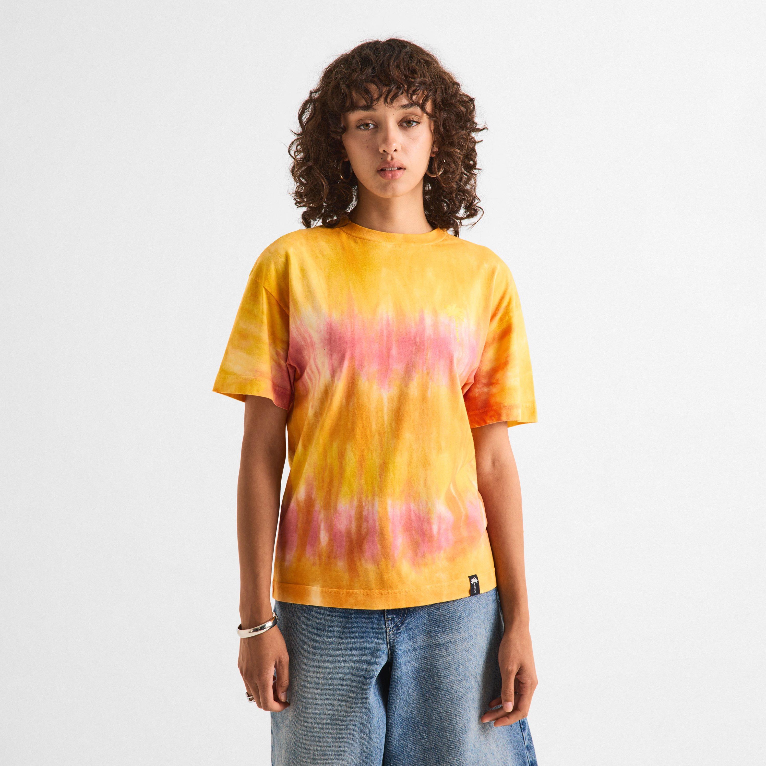 Orange - Palm Angels - Womens x Hi Ibiza Tie Dye T-Shirt - 3