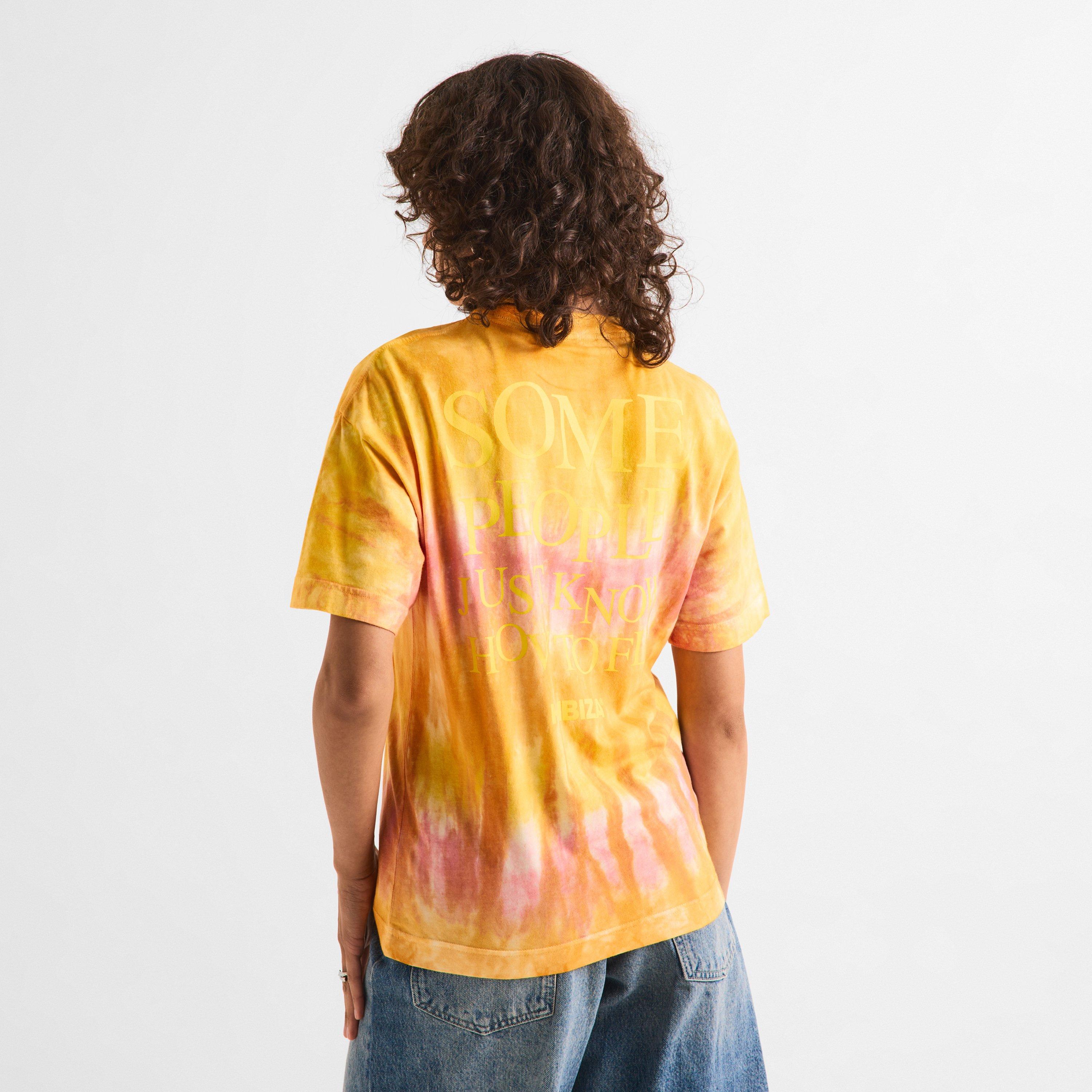 Orange - Palm Angels - Womens x Hi Ibiza Tie Dye T-Shirt - 4