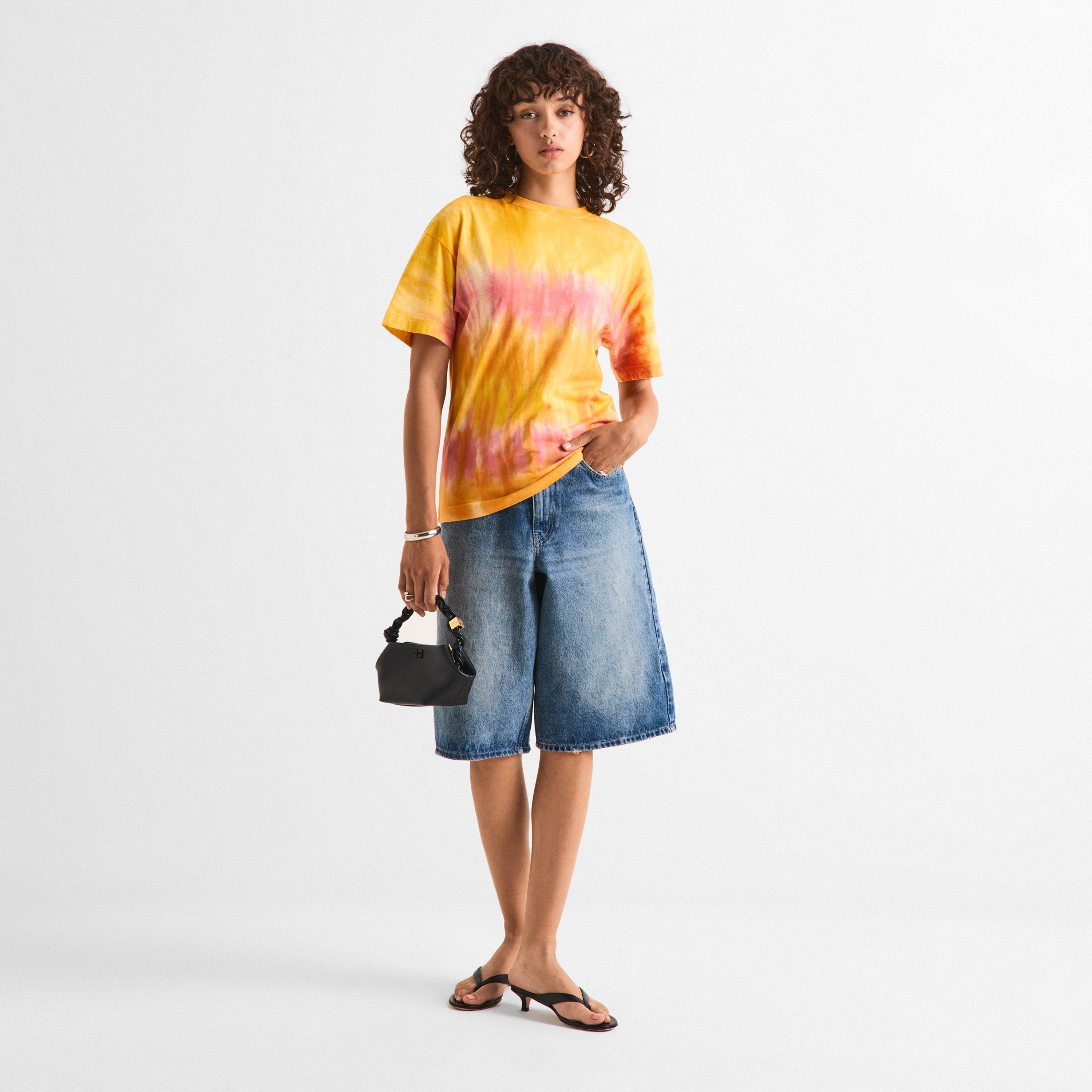 Orange - Palm Angels - Womens x Hi Ibiza Tie Dye T-Shirt - 6