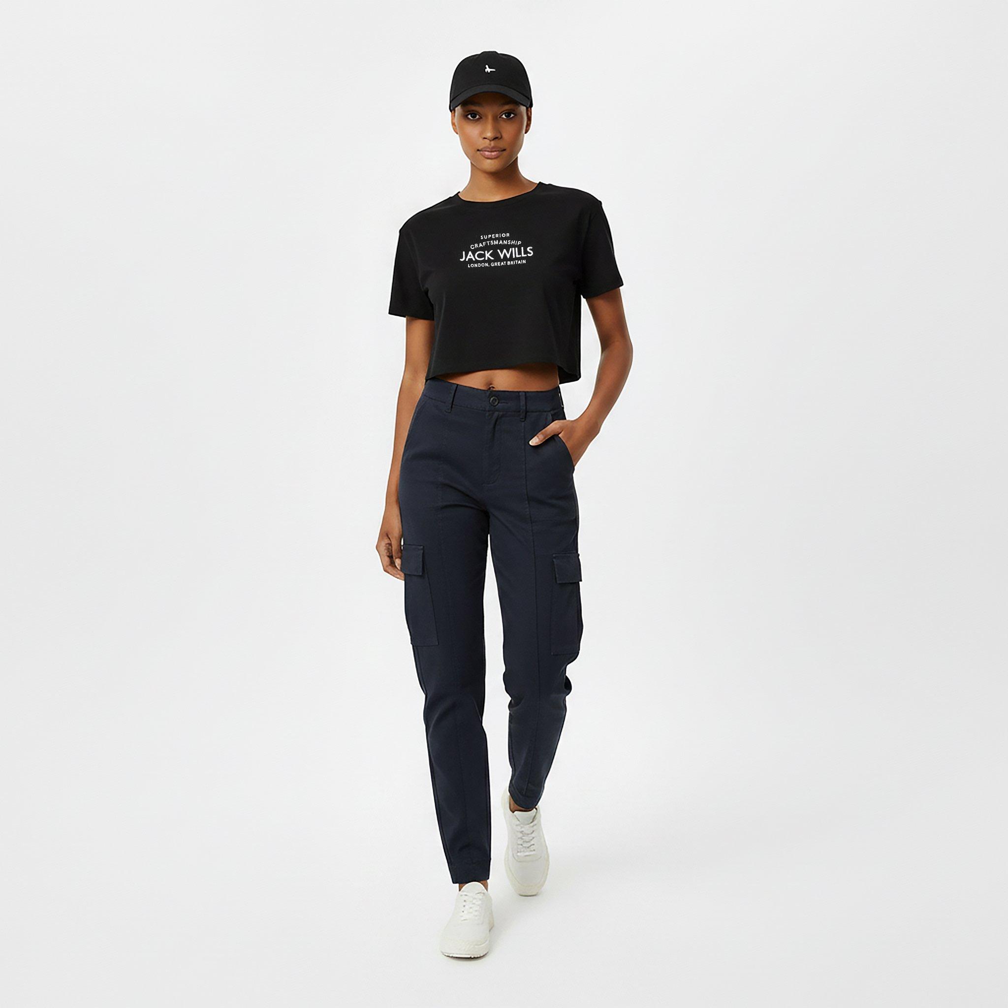 Noir - Jack Wills - Eccleston Crop T-Shirt - 5