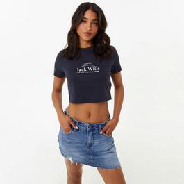 Jack Wills Eccleston Crop T Shirt