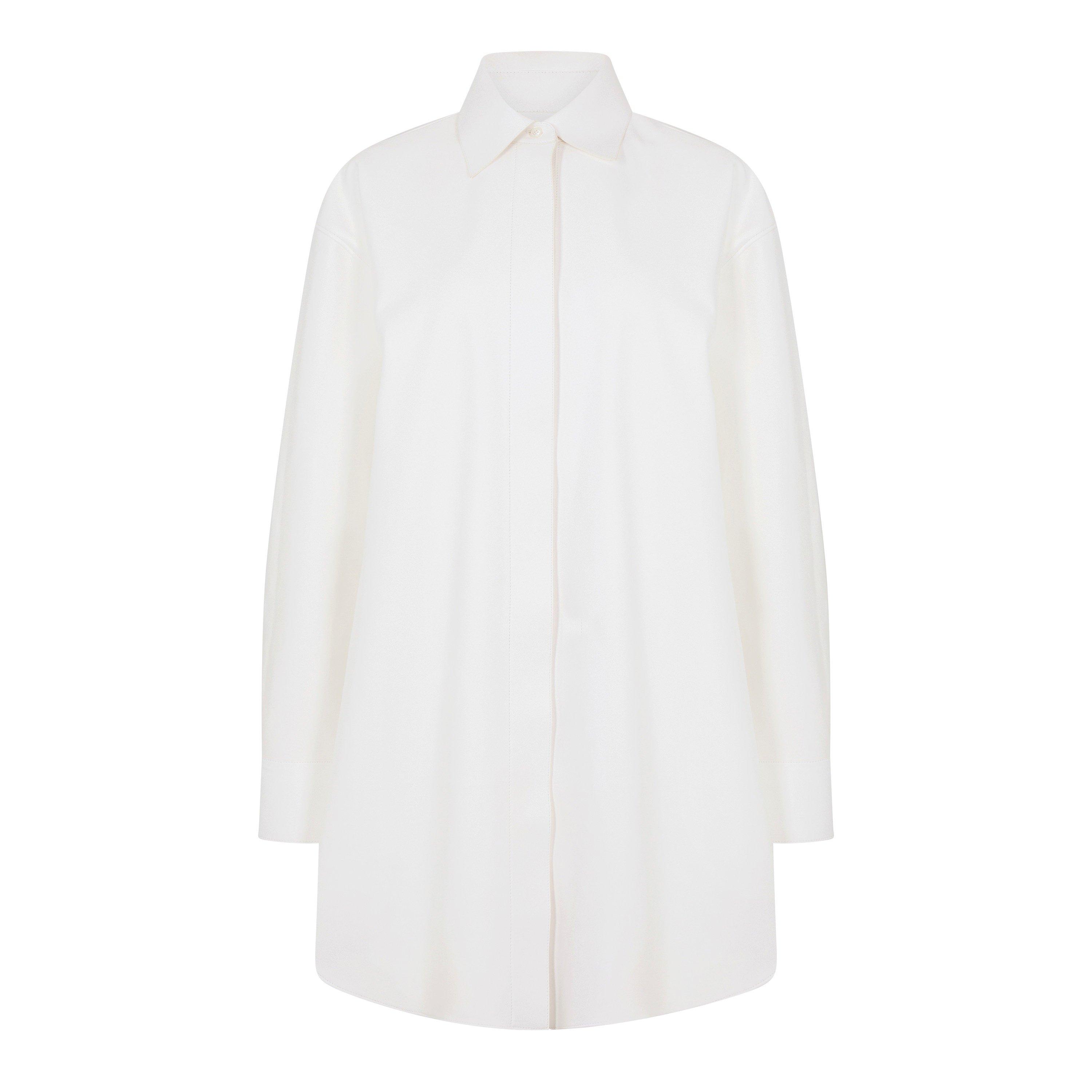 White - GIVENCHY - Women's Wrapped Long Sleeve Shirt - 1