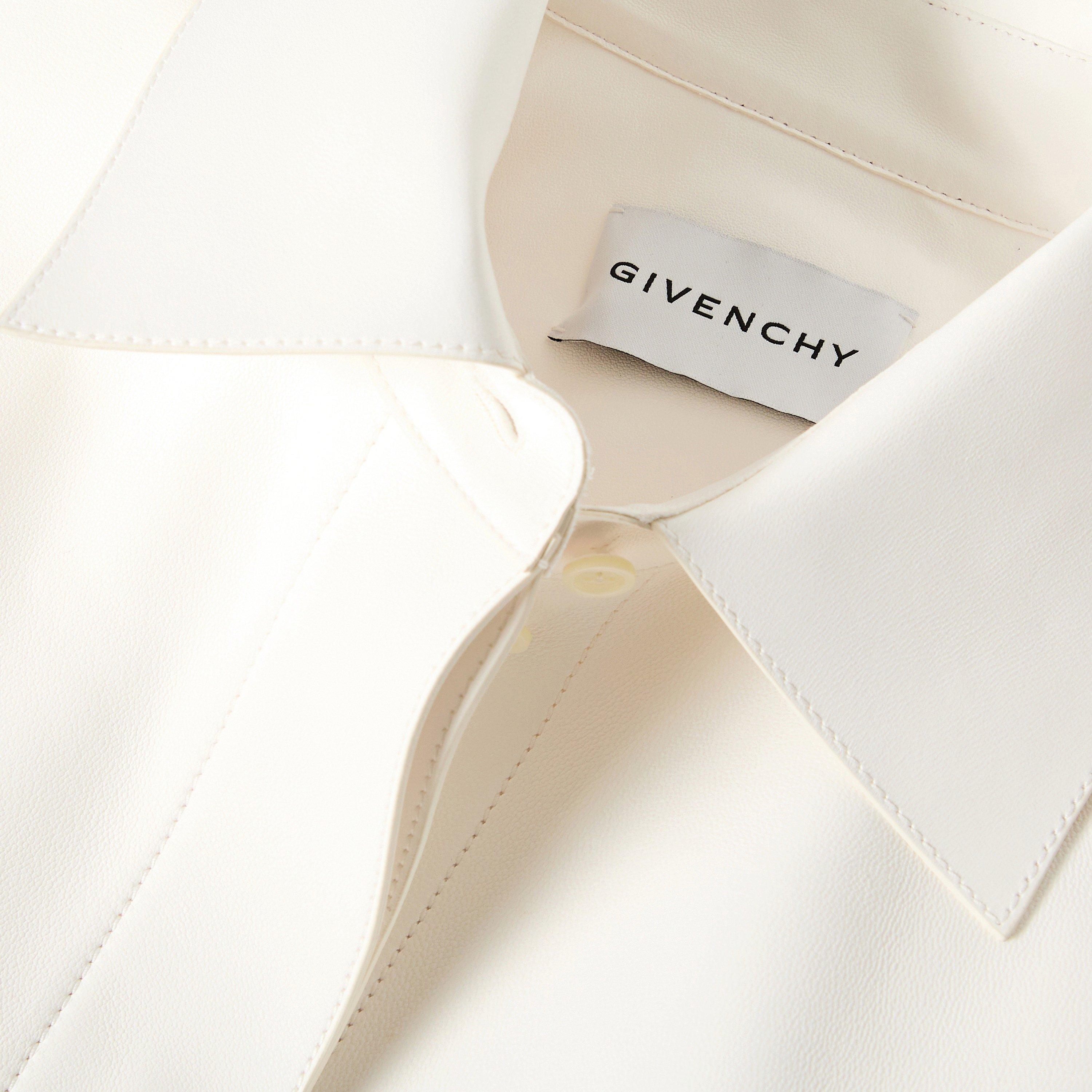 White - GIVENCHY - Women's Wrapped Long Sleeve Shirt - 3