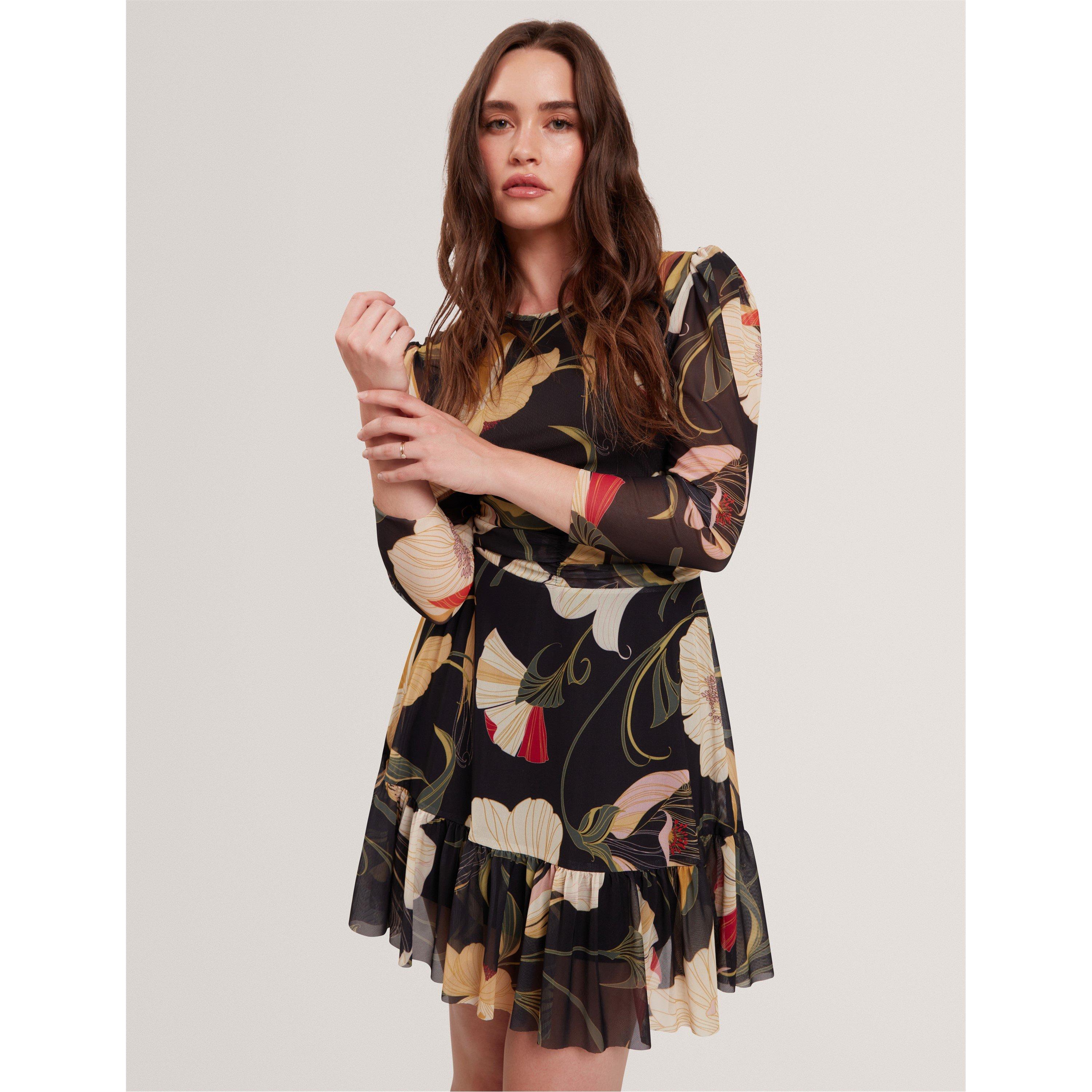 Black - Ted Baker - Women's Mesh Mini Dress - 3