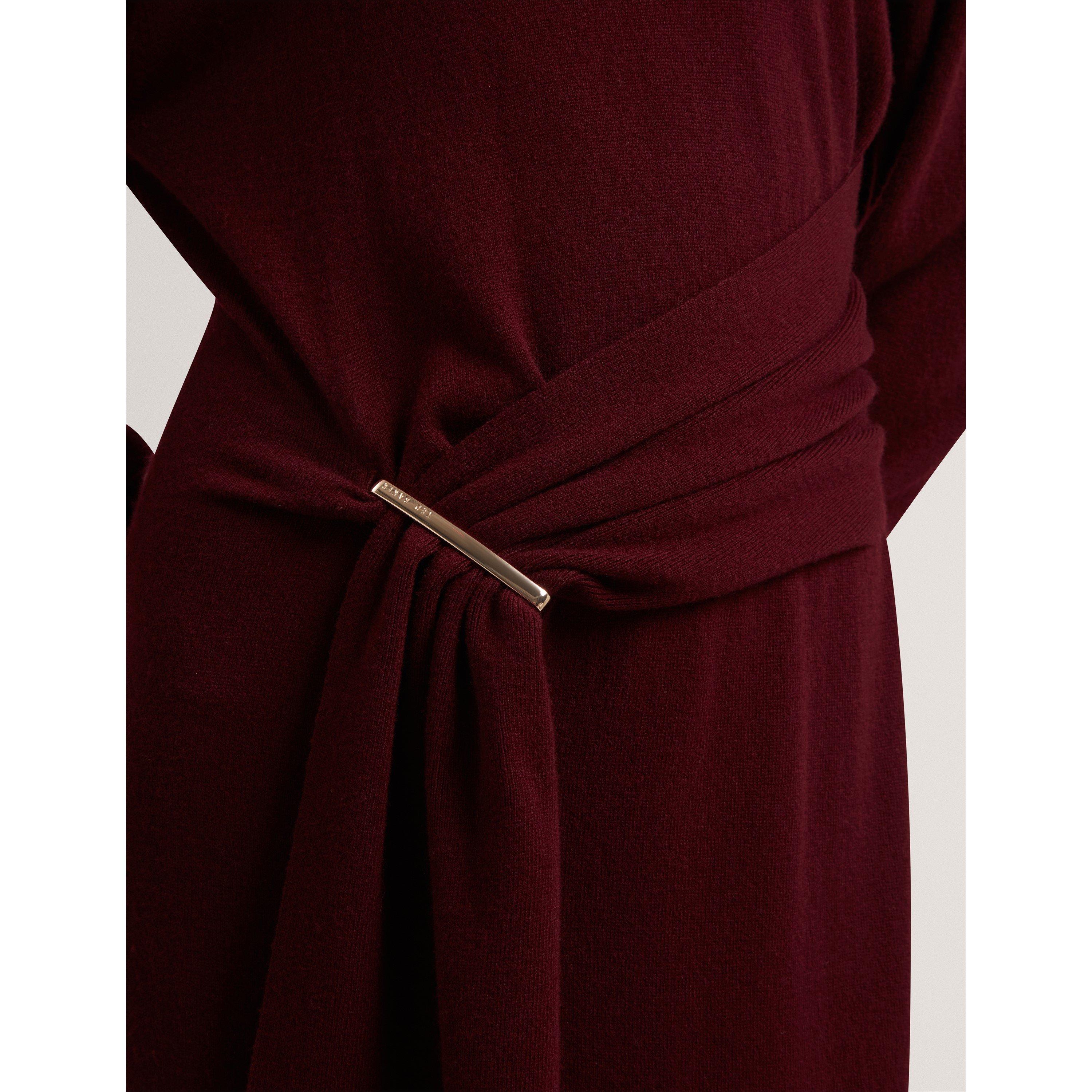 Maroon - Ted Baker - Ted Midi Jumper Dres Ld64 - 4