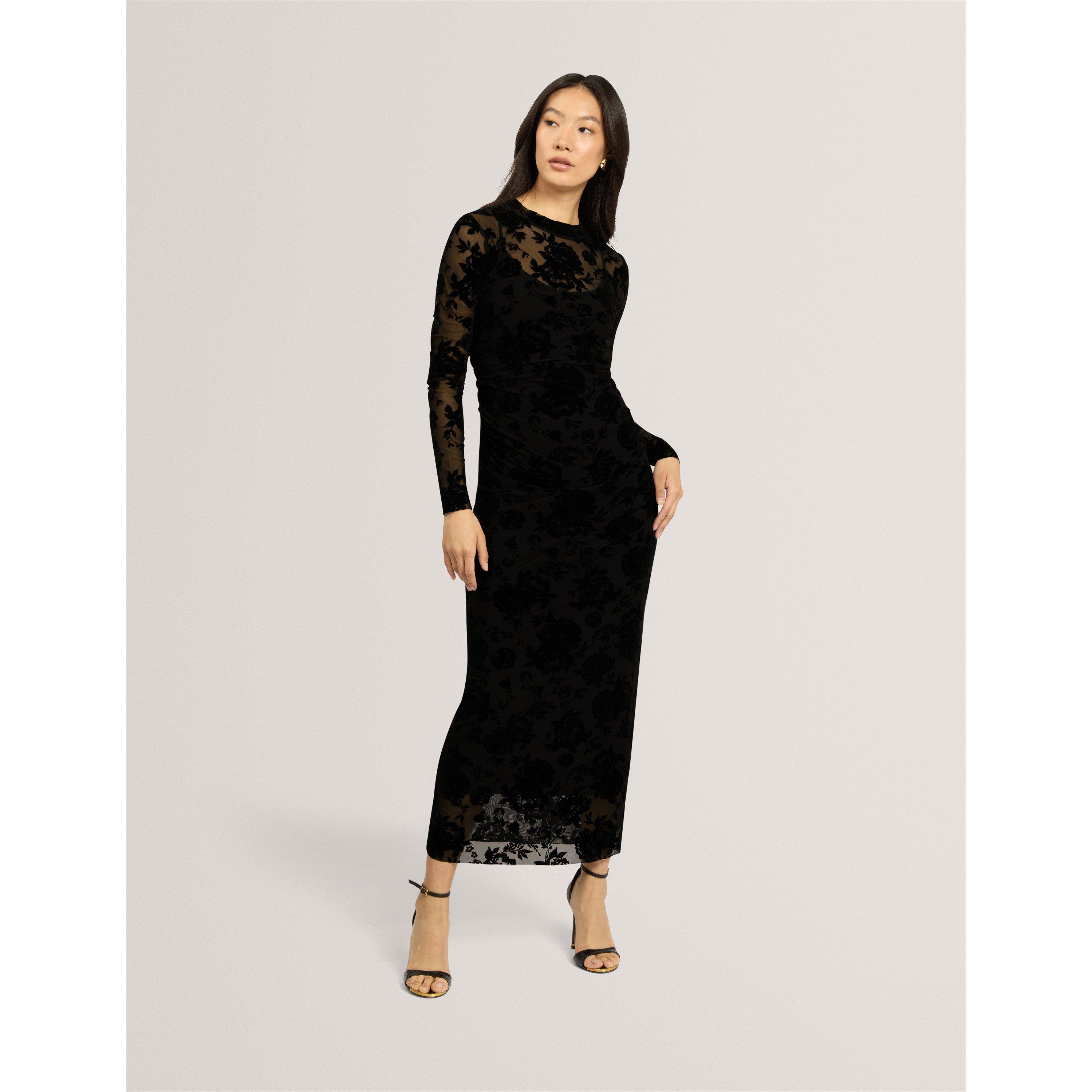 Ted Baker Women's Mesh Midi Dress - Black - 8 (XS)