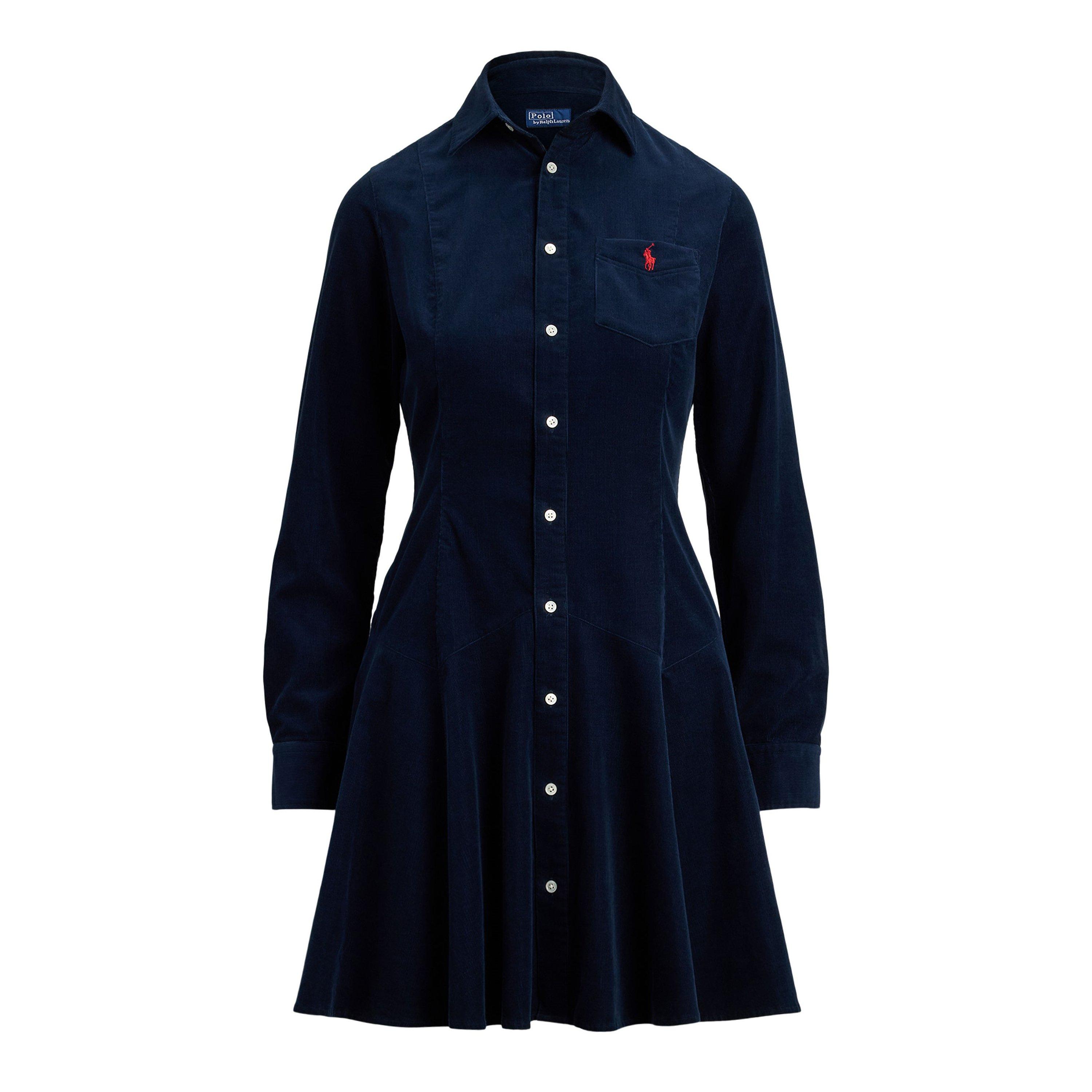 NAVY - Polo Ralph Lauren - Women's Cord Shirt Dress - 1