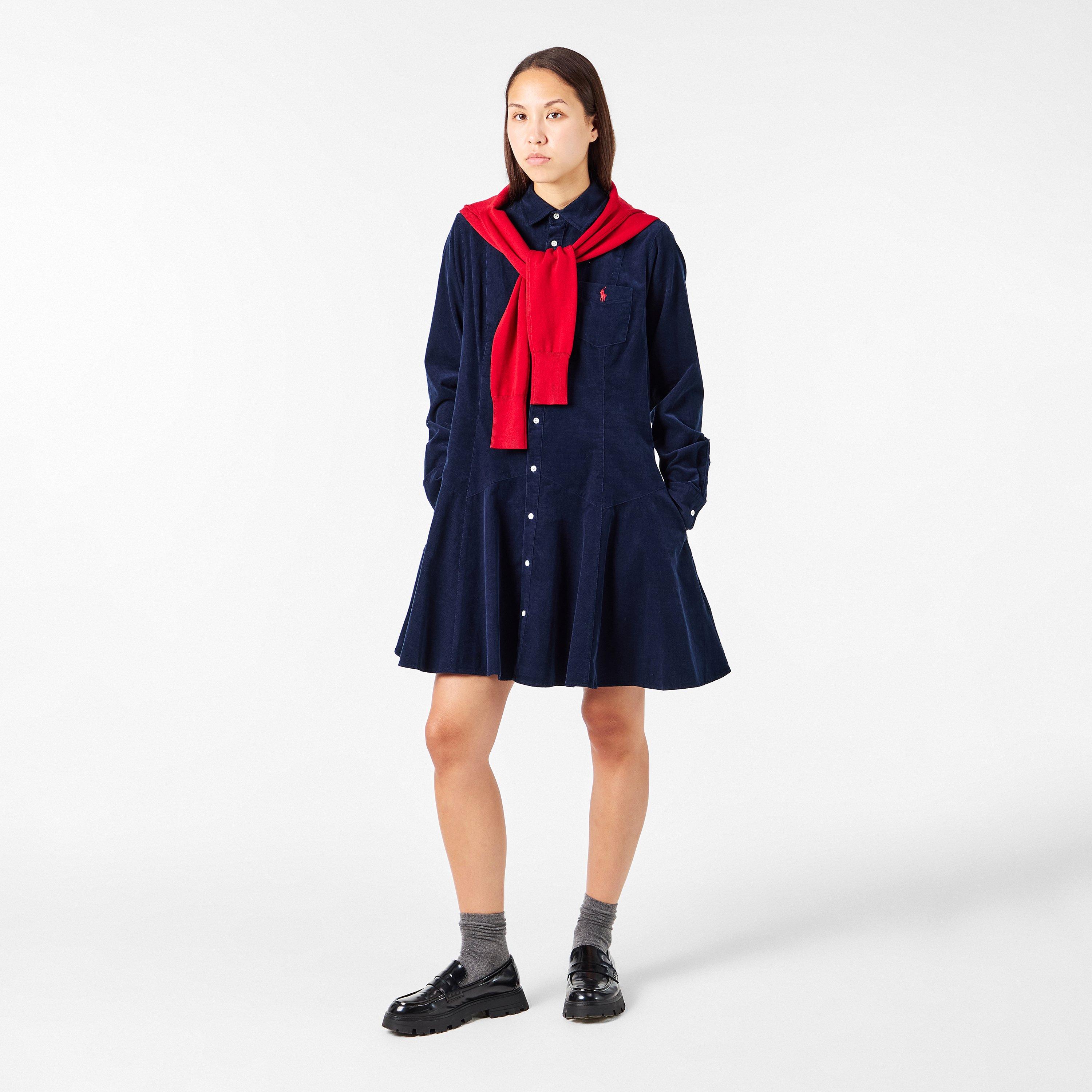 NAVY - Polo Ralph Lauren - Women's Cord Shirt Dress - 6