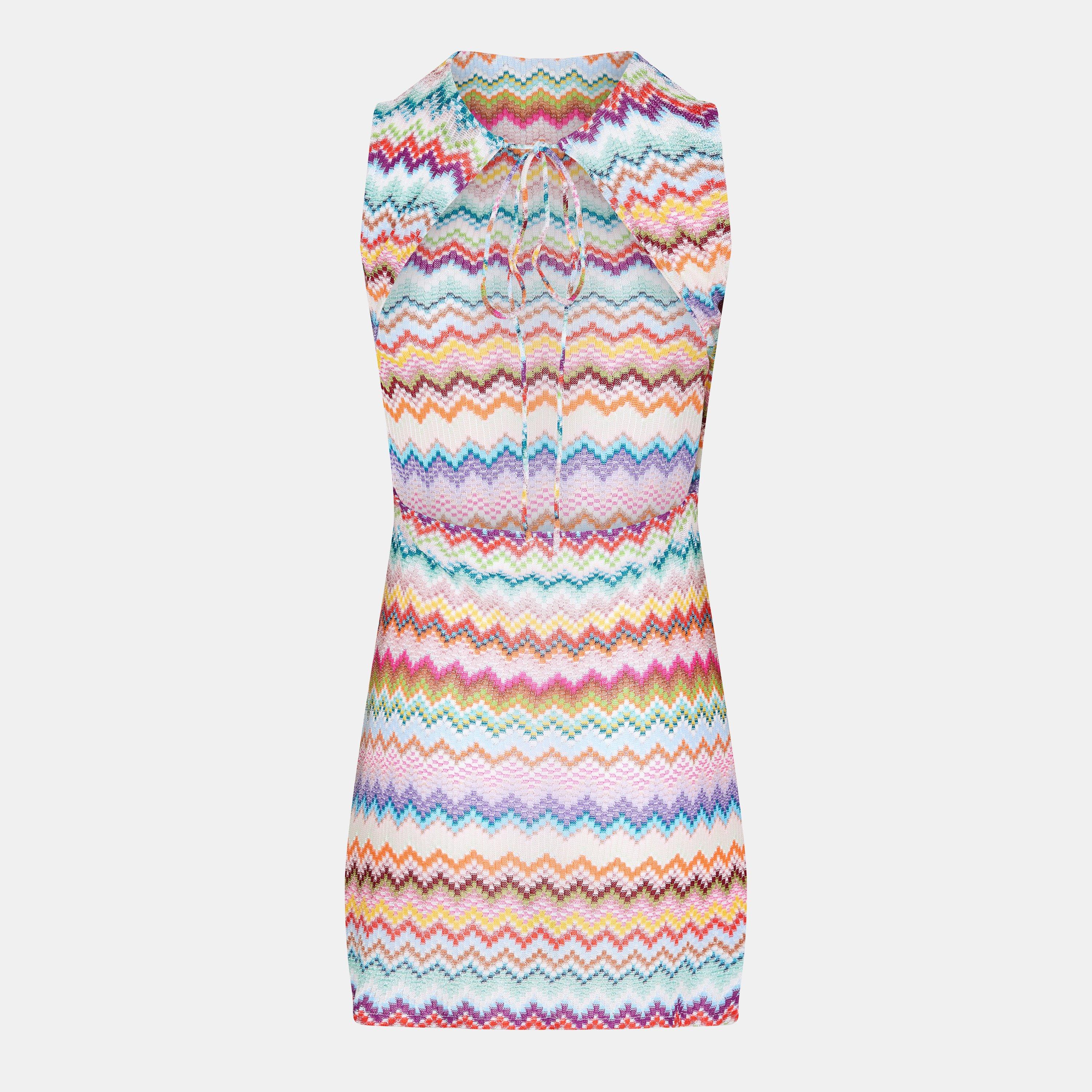 White Multi - Missoni - MiB Cover Up Mini Dr Ld62 - 2