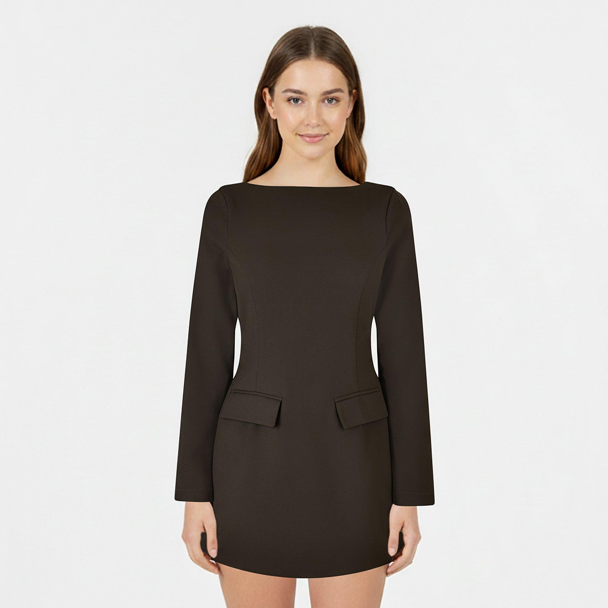 Cocoa - Jack Wills - Women's Boat Neck Mini Dress - 3