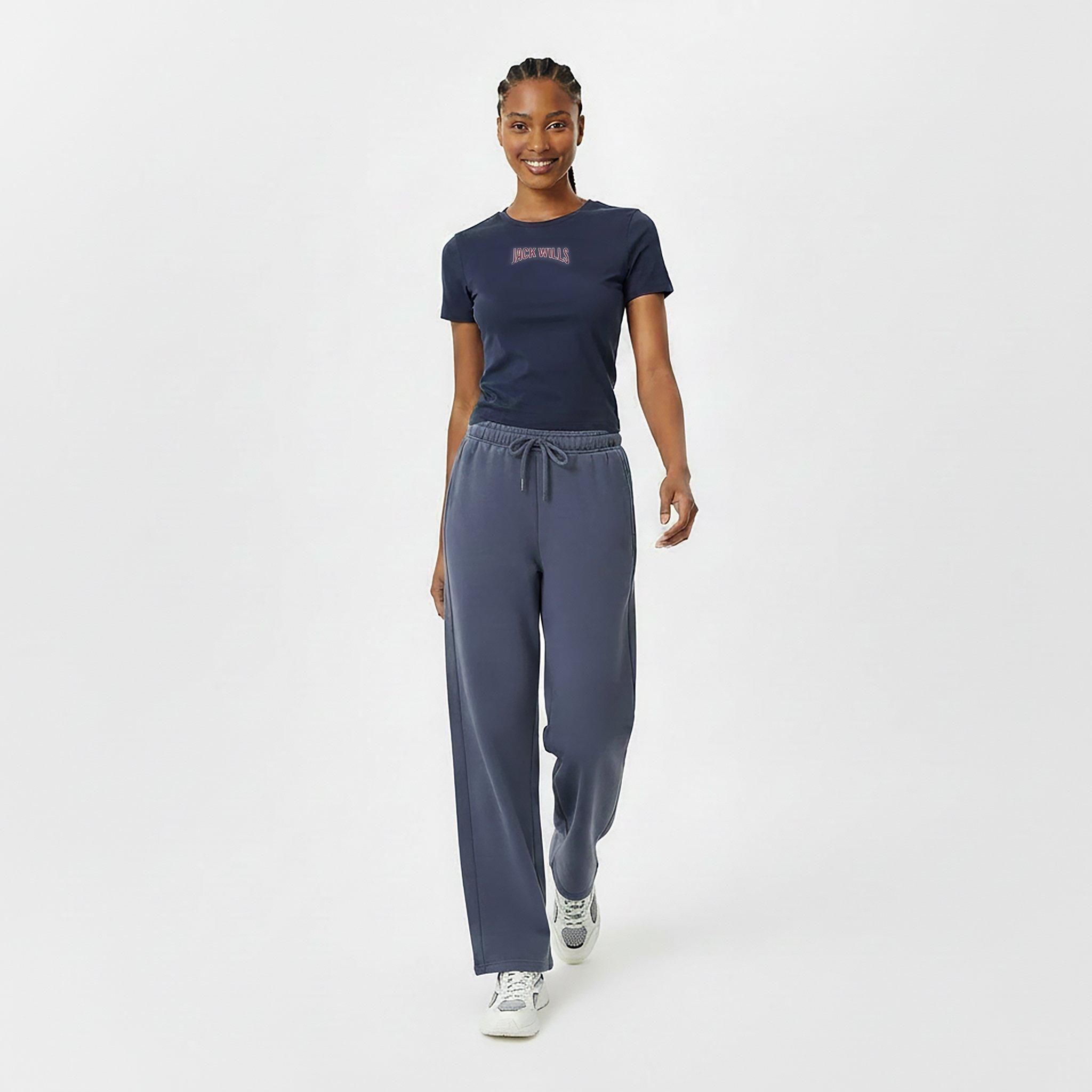 Taupe - Jack Wills - Women's Graphic Baby Slim Fit T-Shirt - 5