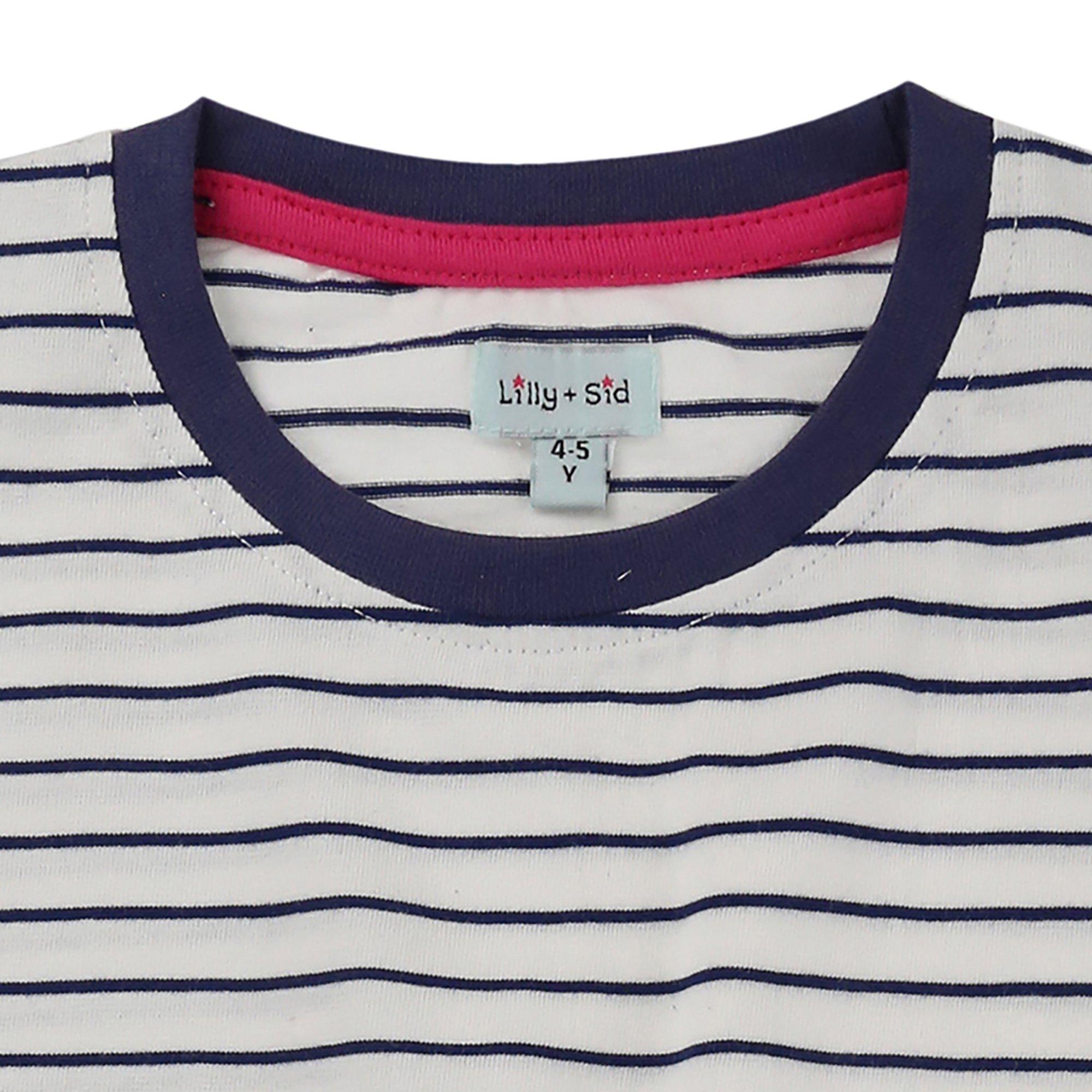 Blue - Lilly and Sid - Flamingo Pocket A-Line Dress - 3