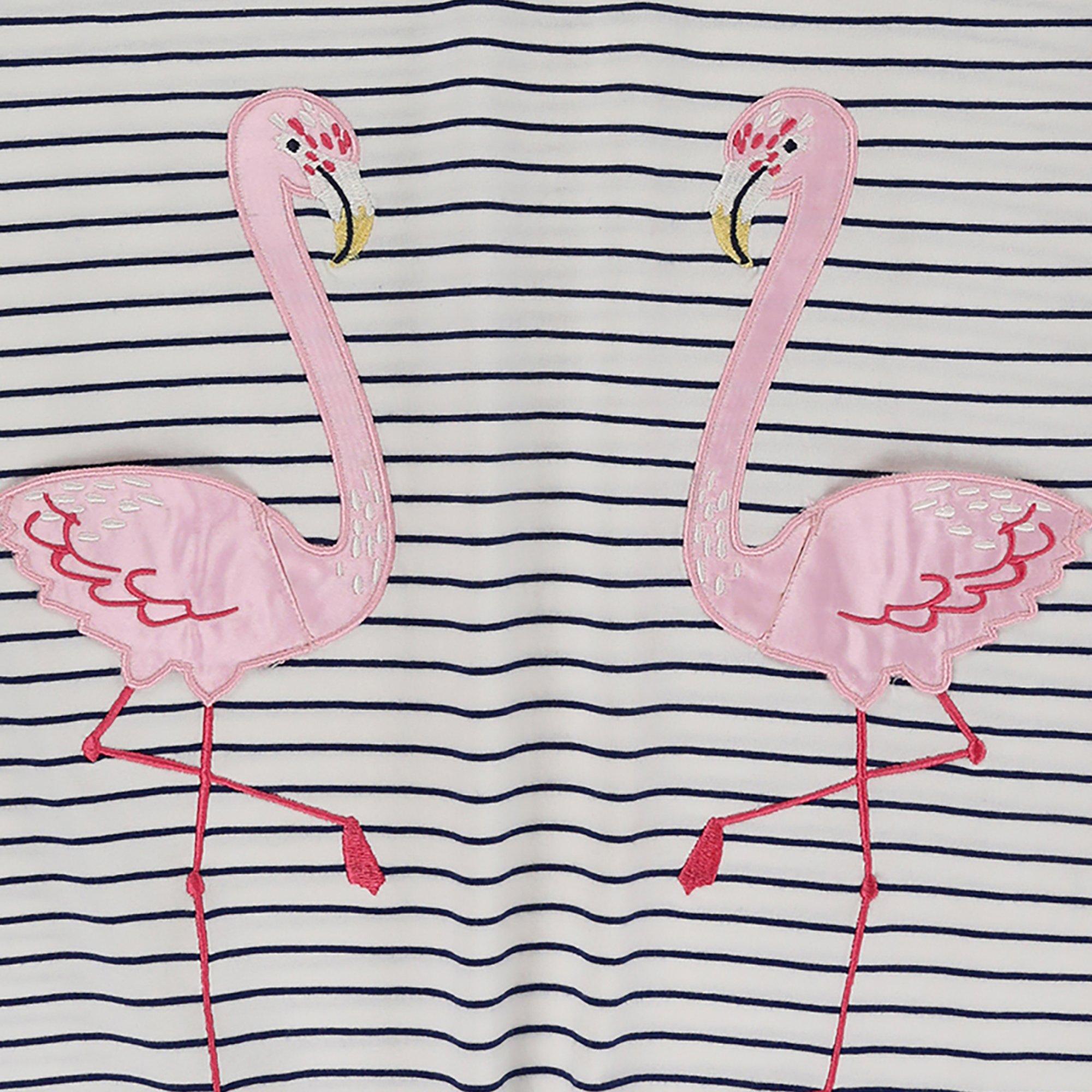 Blue - Lilly and Sid - Flamingo Pocket A-Line Dress - 4