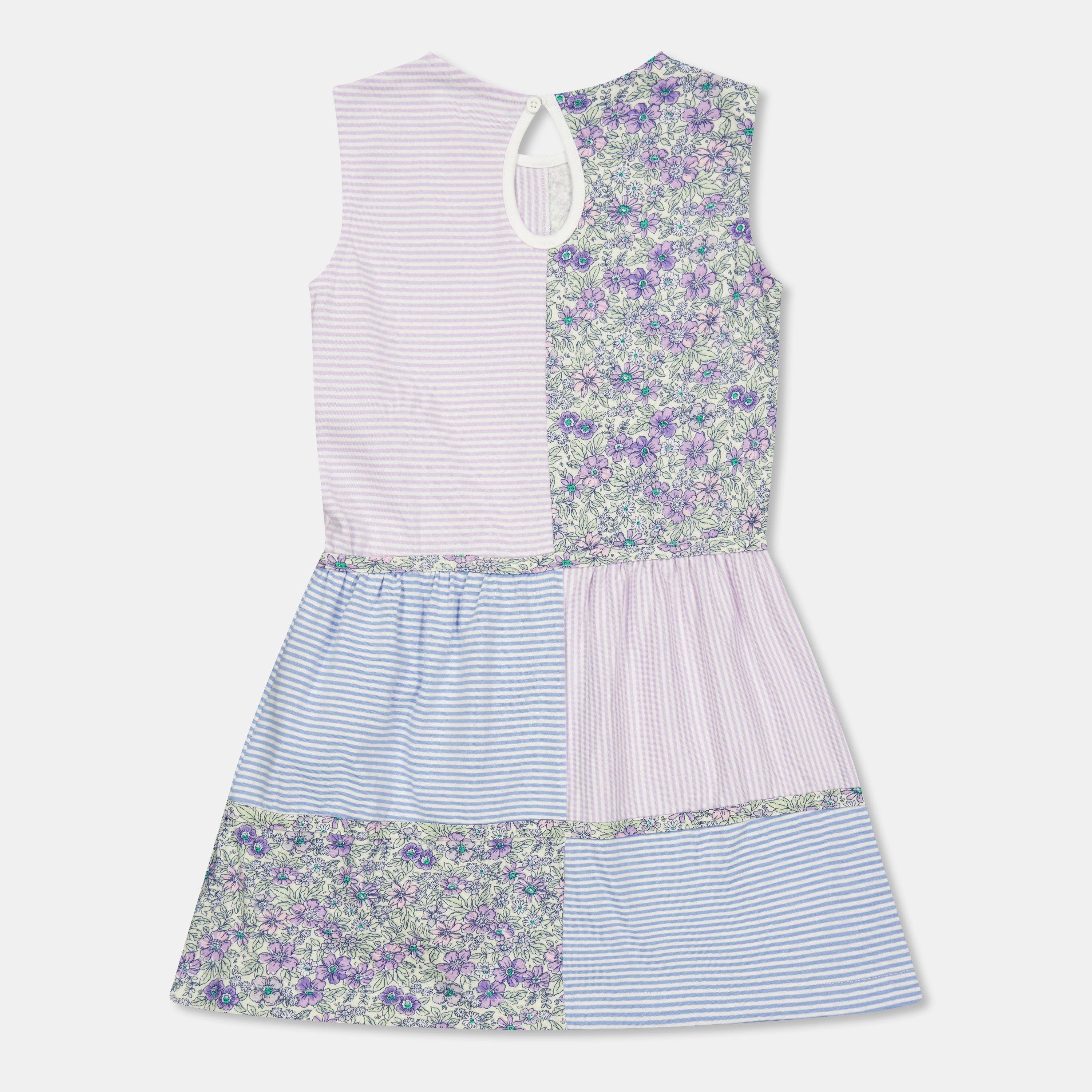 Multi - Lilly and Sid - Patchwork A-Line Dress - 2