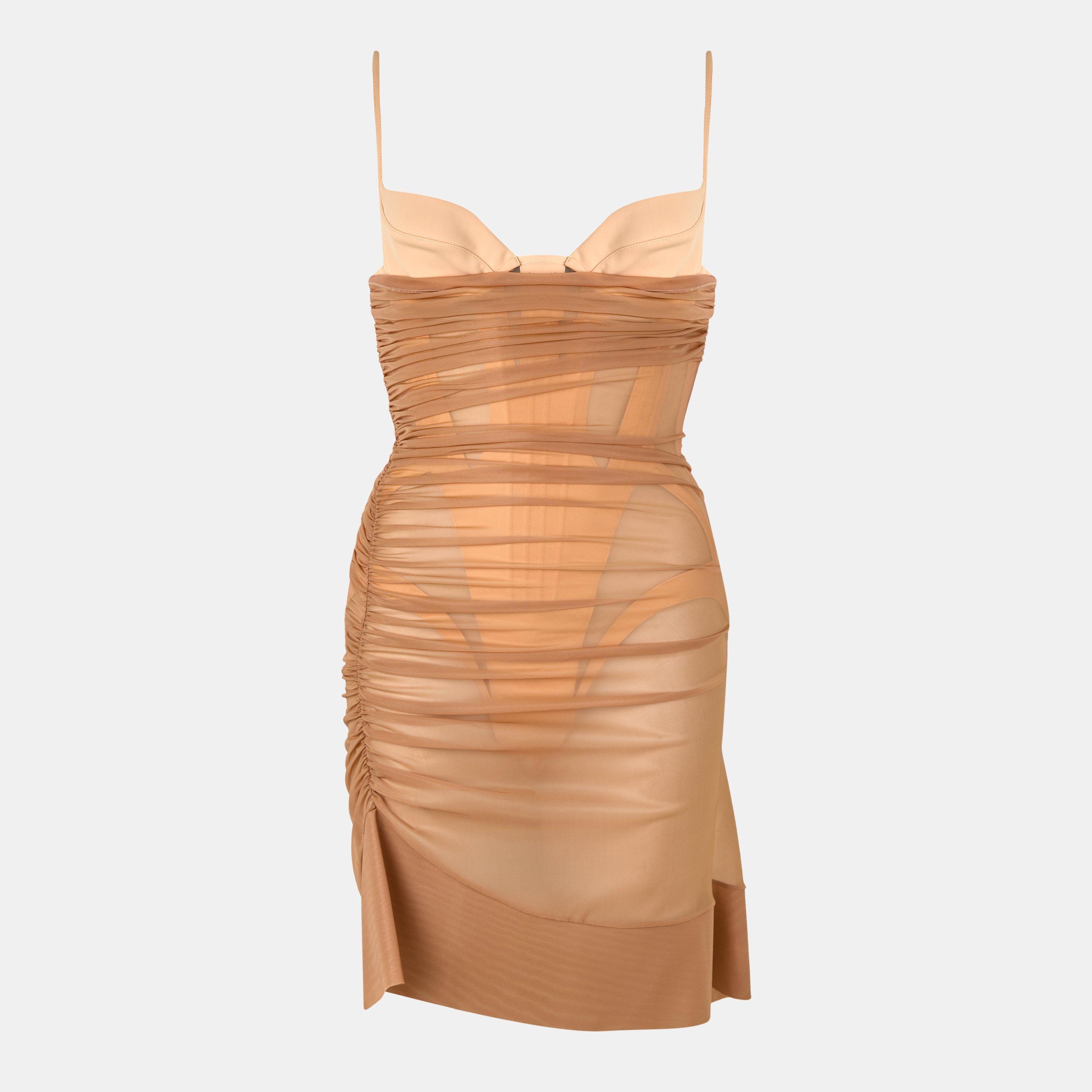 Neutrals - Mugler - Women's Bodycon Dress - 1