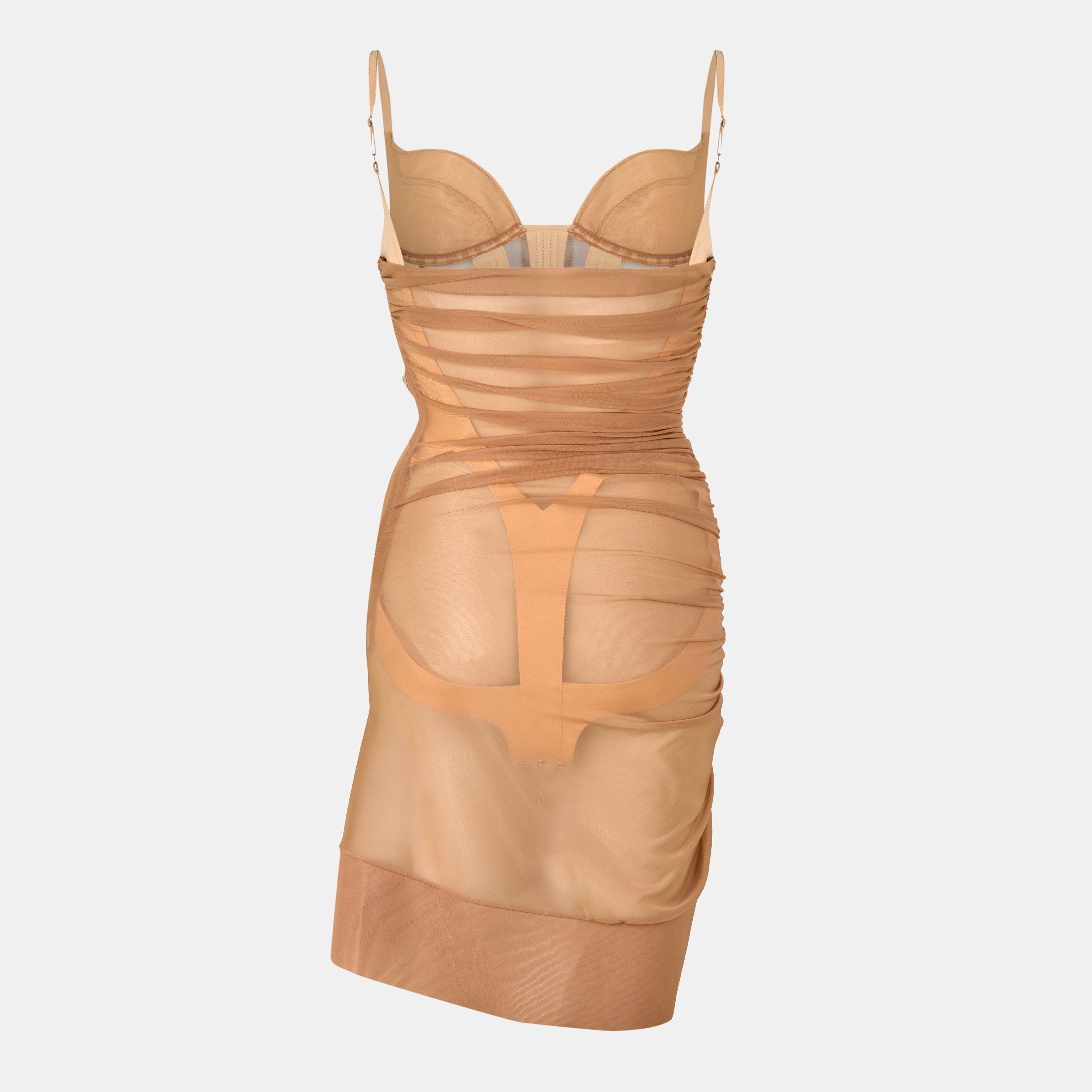 Neutrals - Mugler - Women's Bodycon Dress - 2