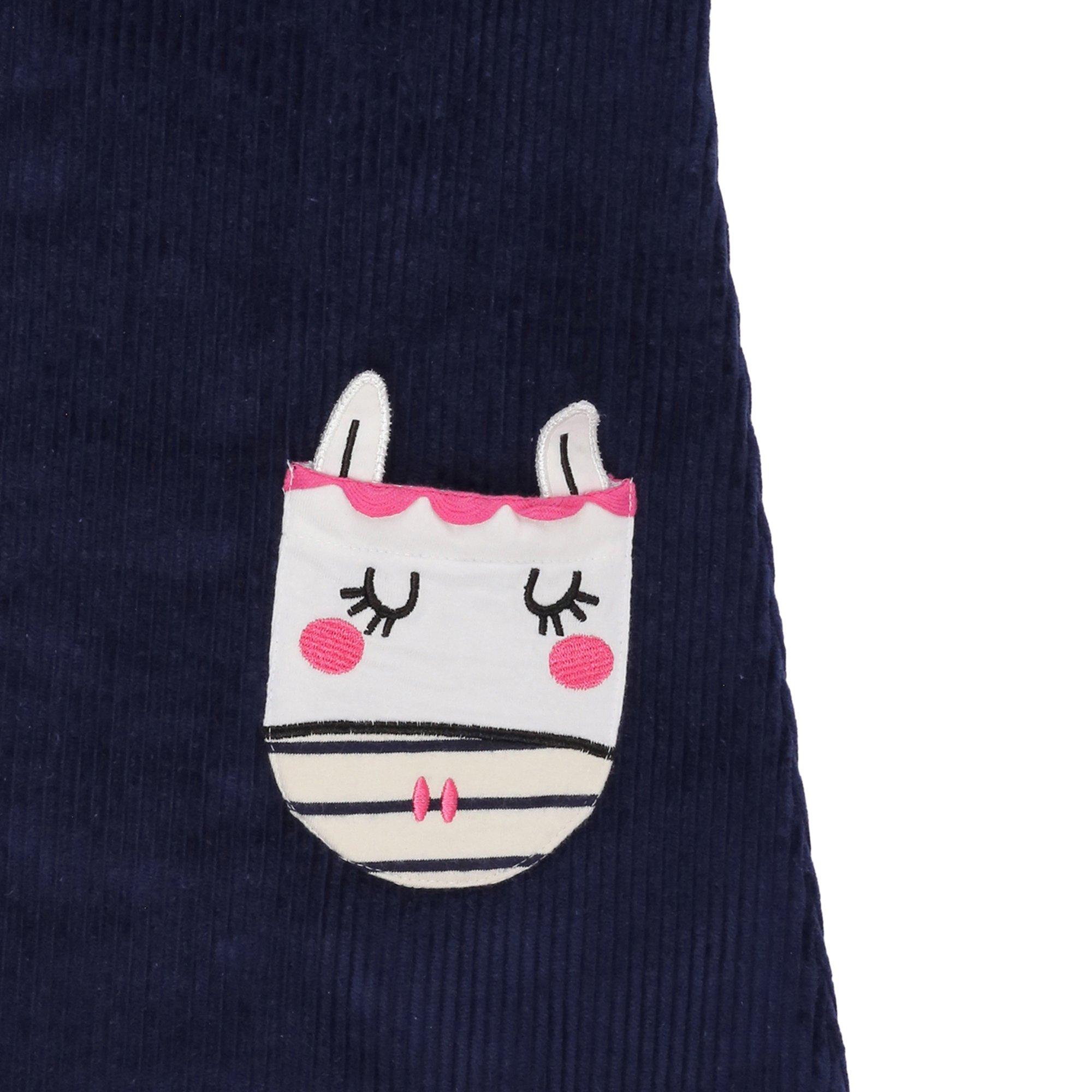 Navy - Lilly and Sid - Horse Pocket A-Line Dress - 4