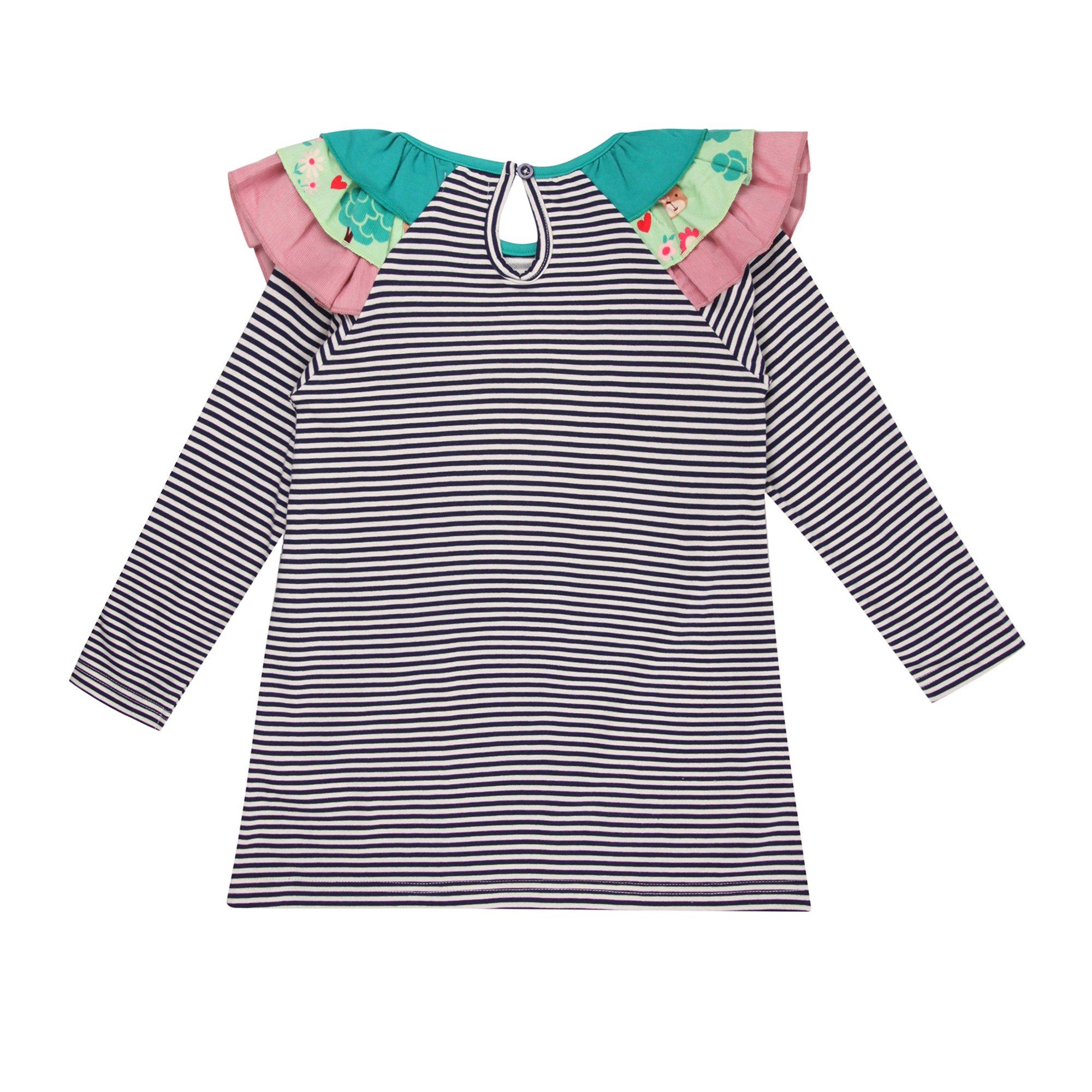 Blue - Lilly and Sid - Owl A-Line Dress - 2