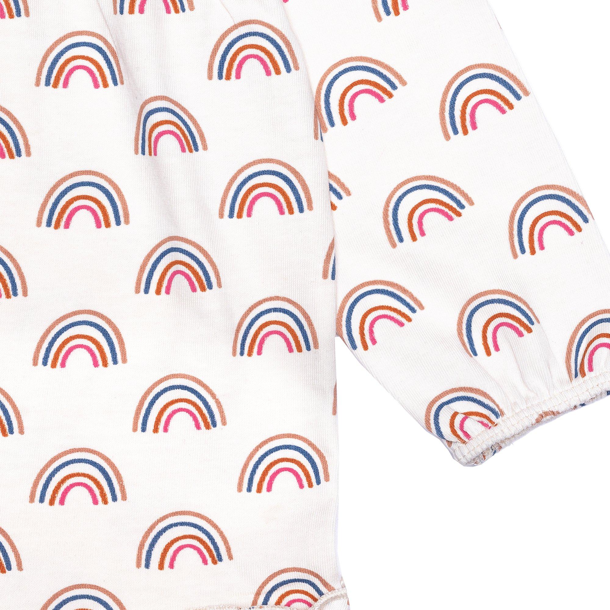 Multi - Lilly and Sid - Rainbow Jersey A-Line Dress - 4