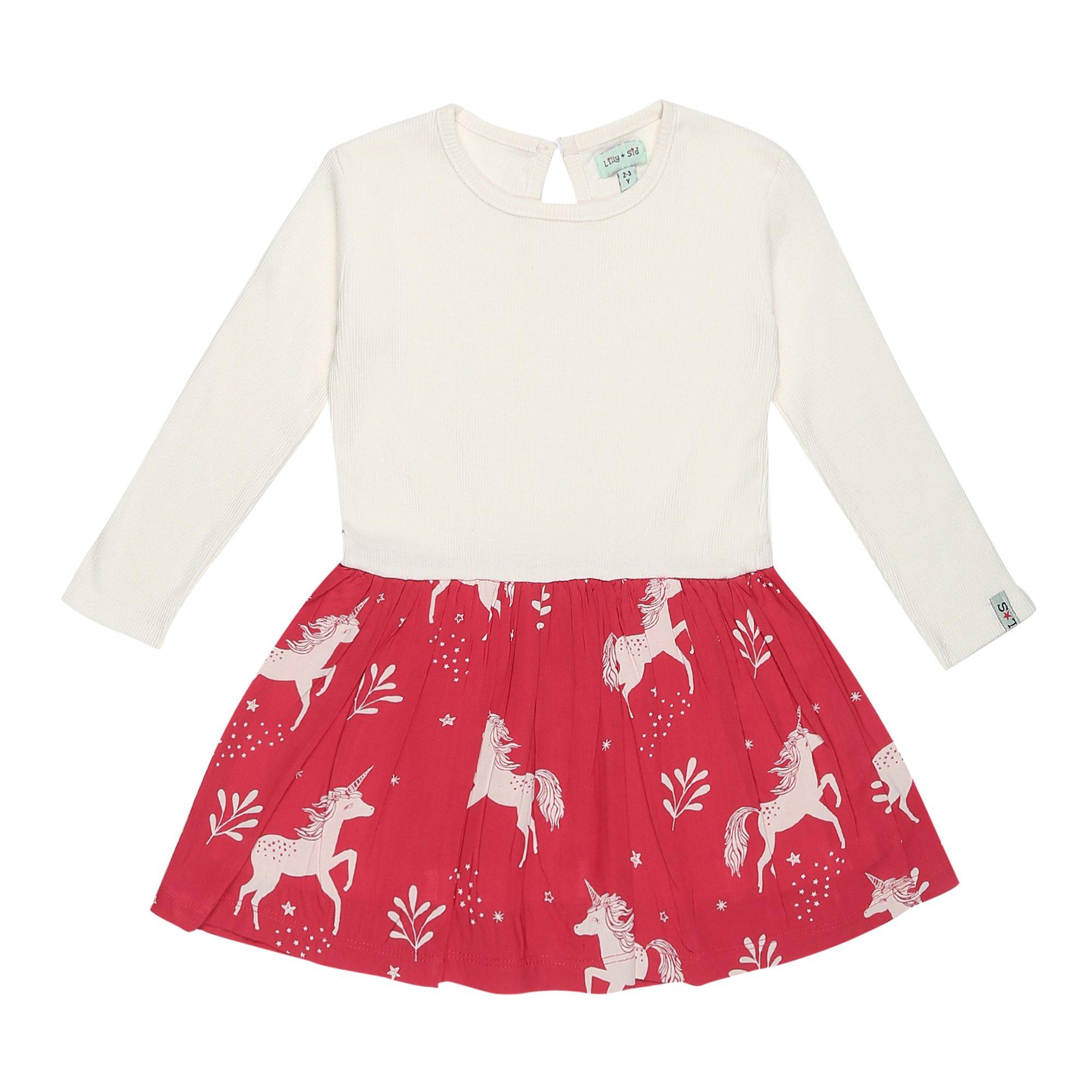 Lilly and Sid Unicorn A-Line Dress