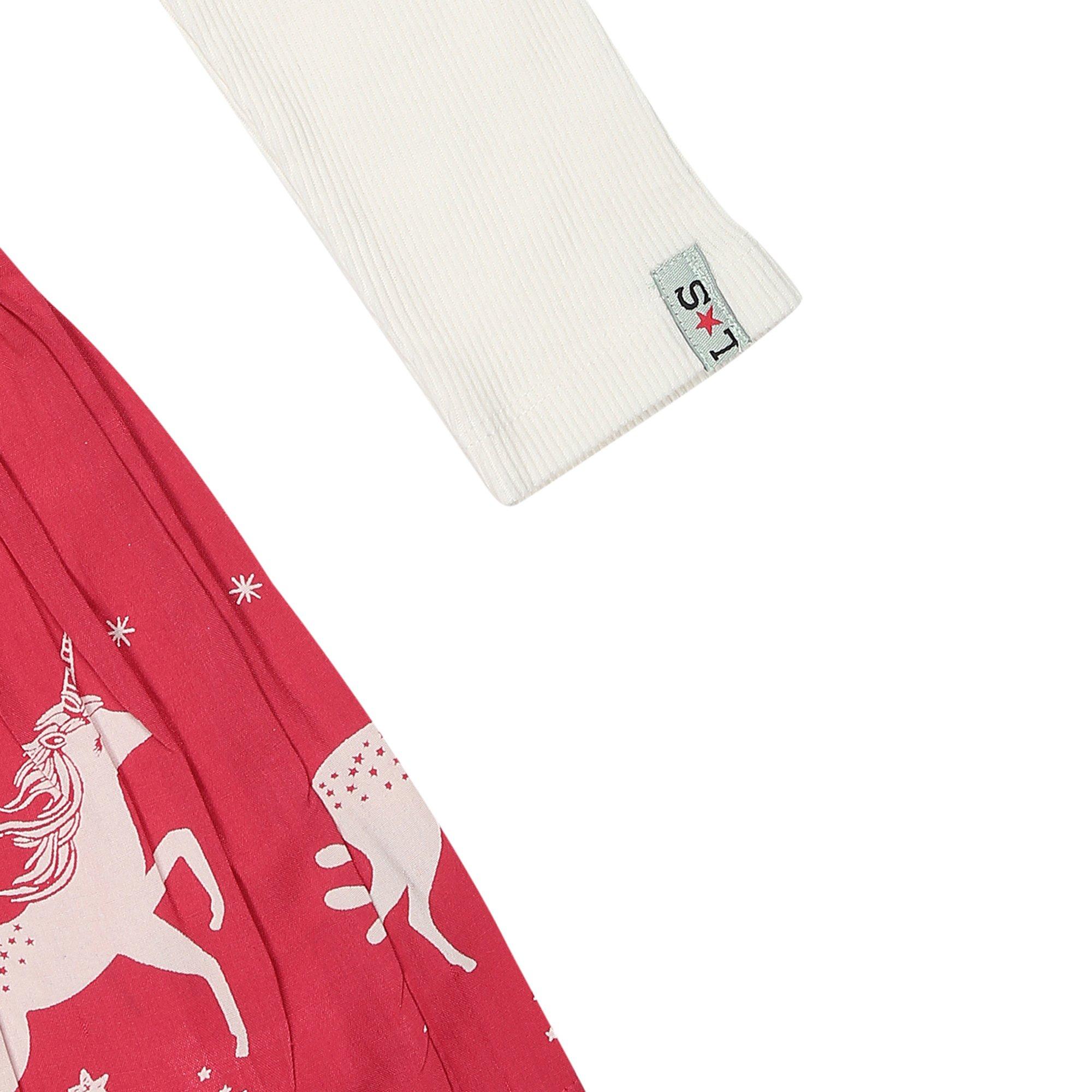 Multi - Lilly and Sid - Unicorn A-Line Dress - 4