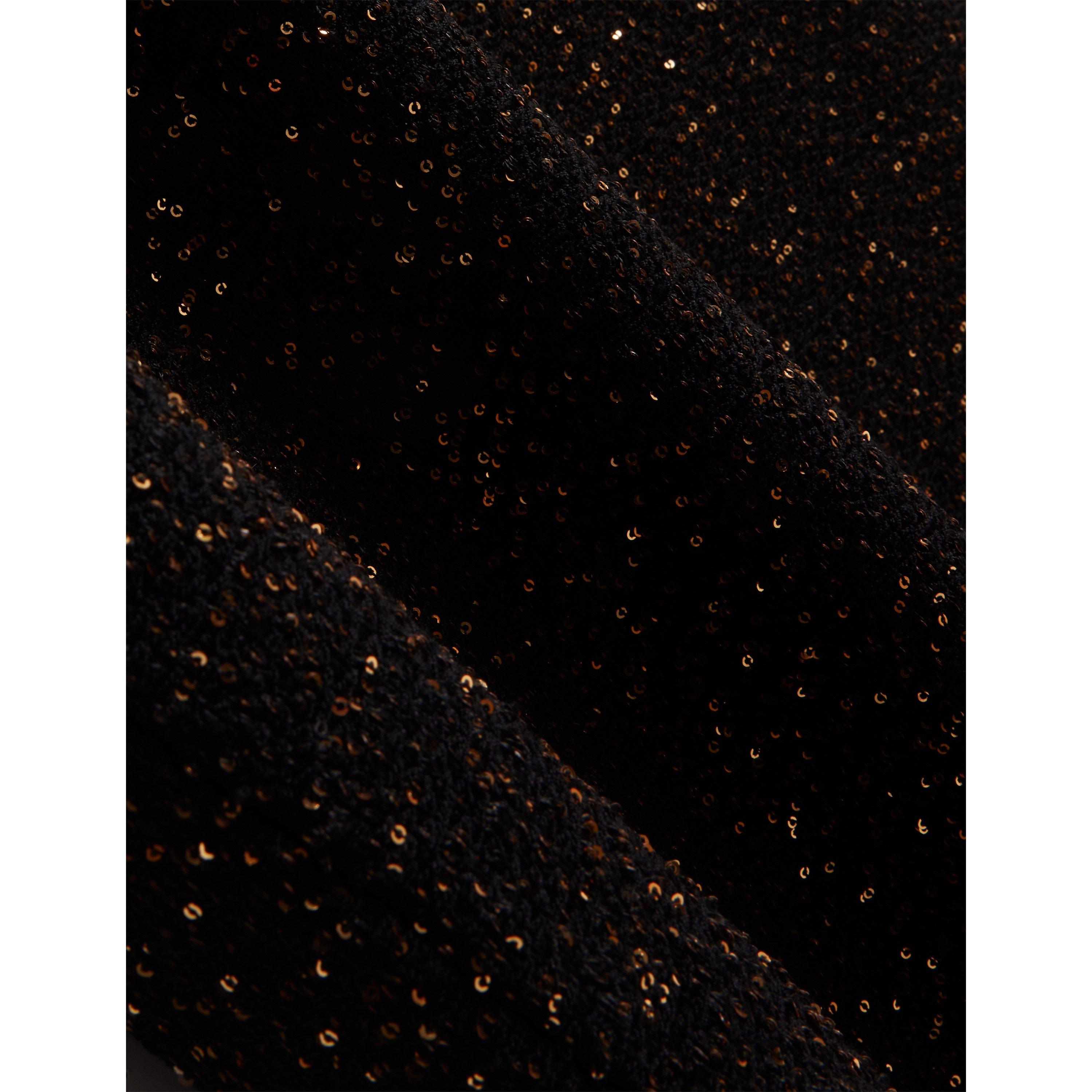Black - Ted Baker - Ted SS Sequin Dress Ld71 - 8