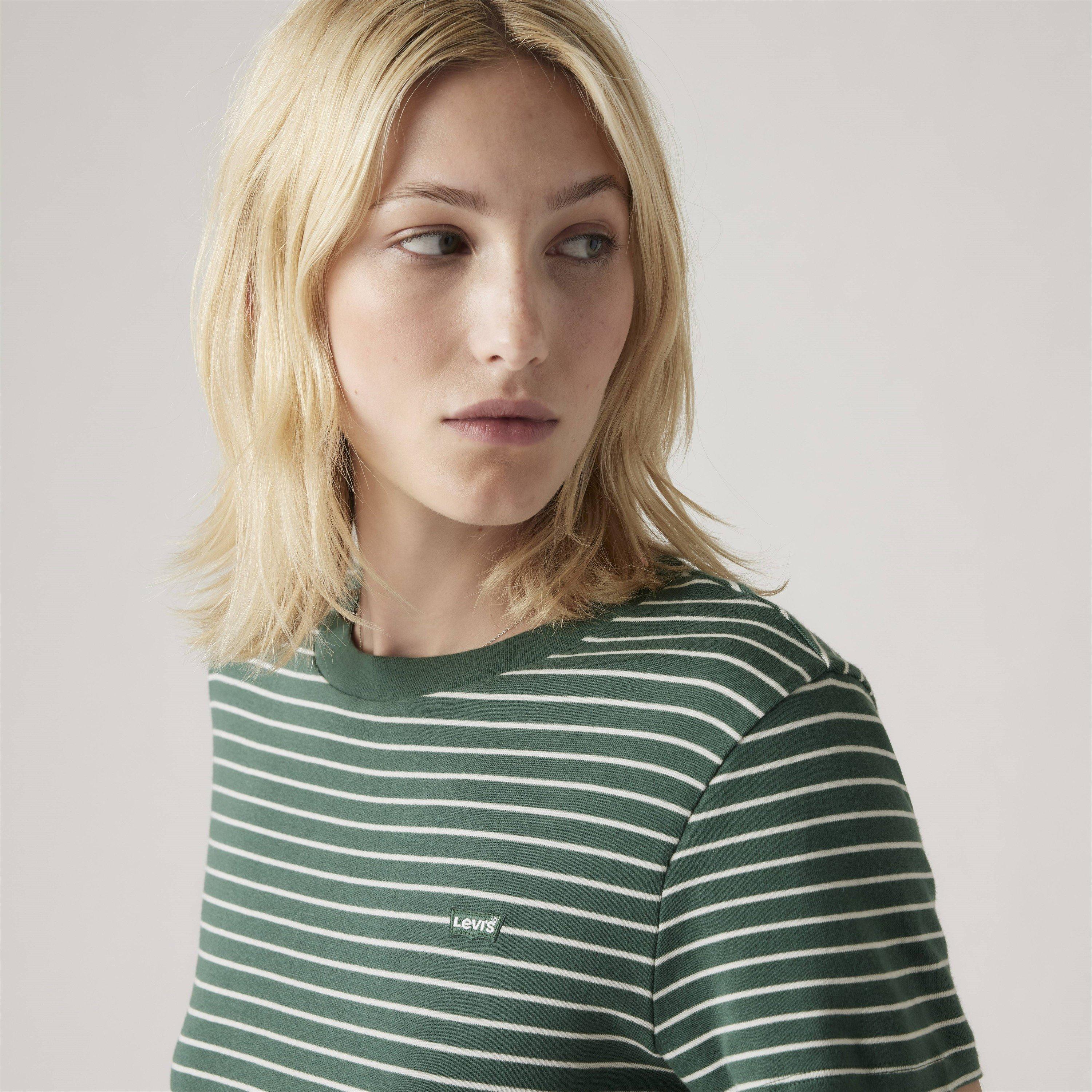 Bistro Green - Levis - Women's Essential Short-Sleeve Regular Fit T-Shirt - 2