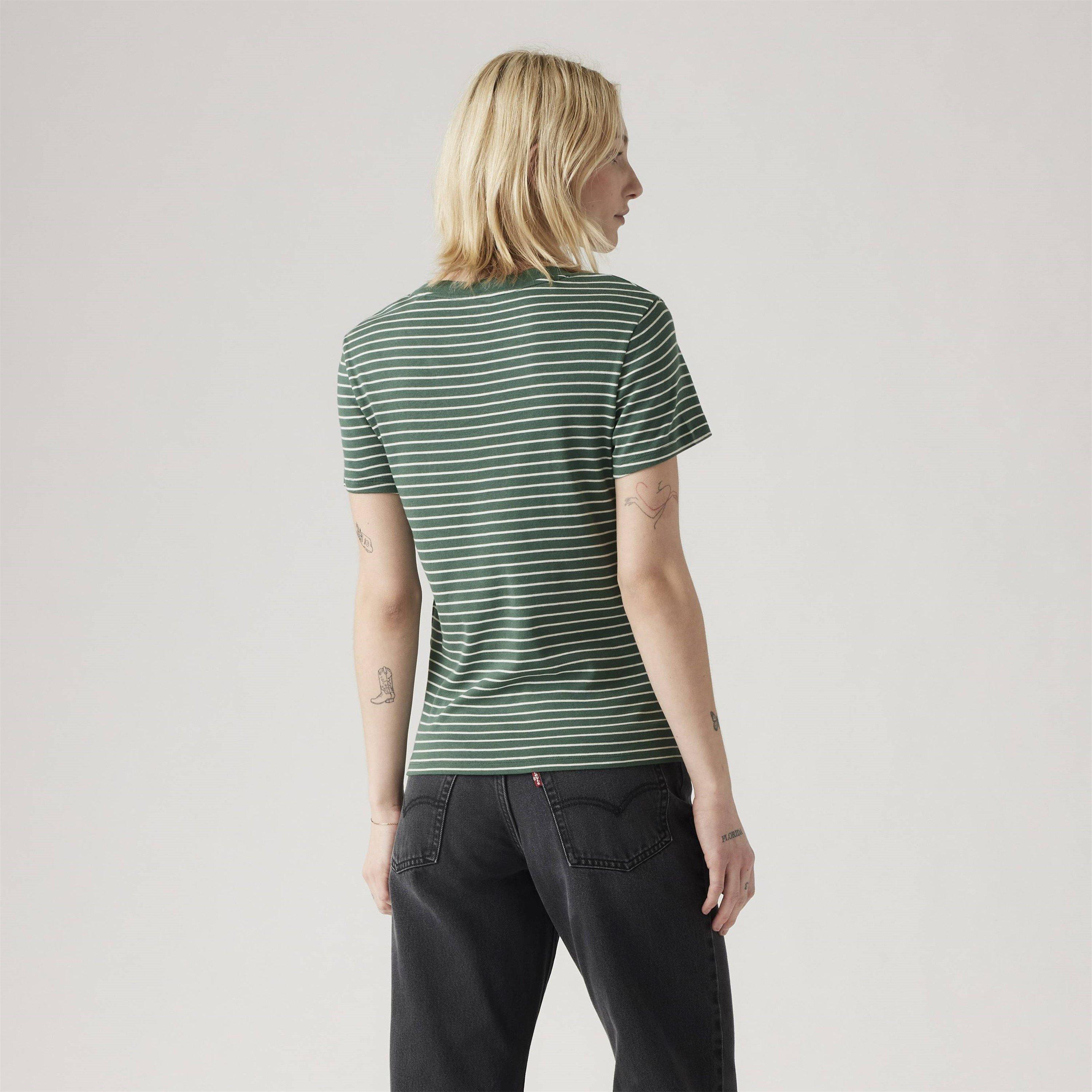 Bistro Green - Levis - Women's Essential Short-Sleeve Regular Fit T-Shirt - 4