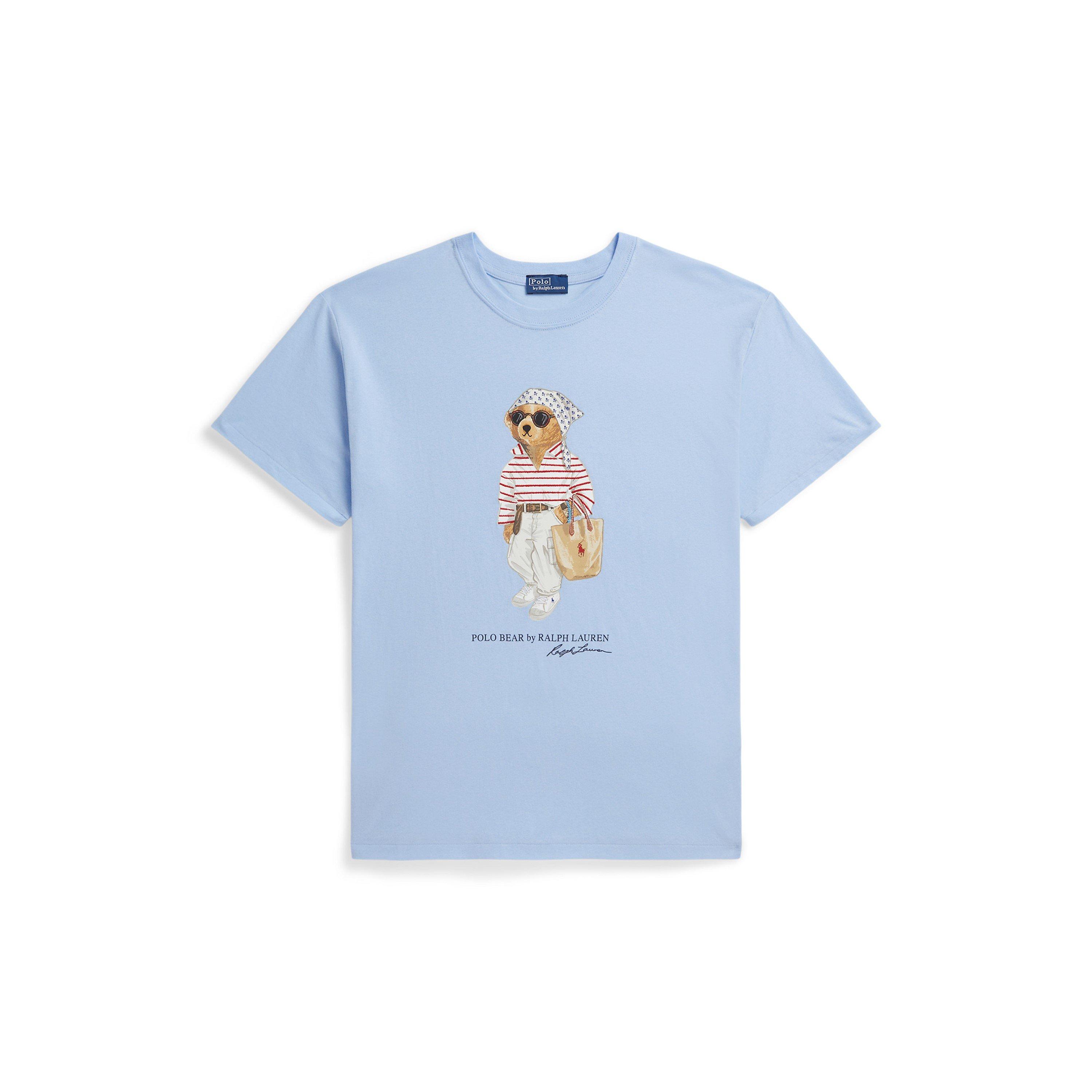Polo Ralph Lauren Women's T-Shirt - BABY BLUE - Size 10 (S)
