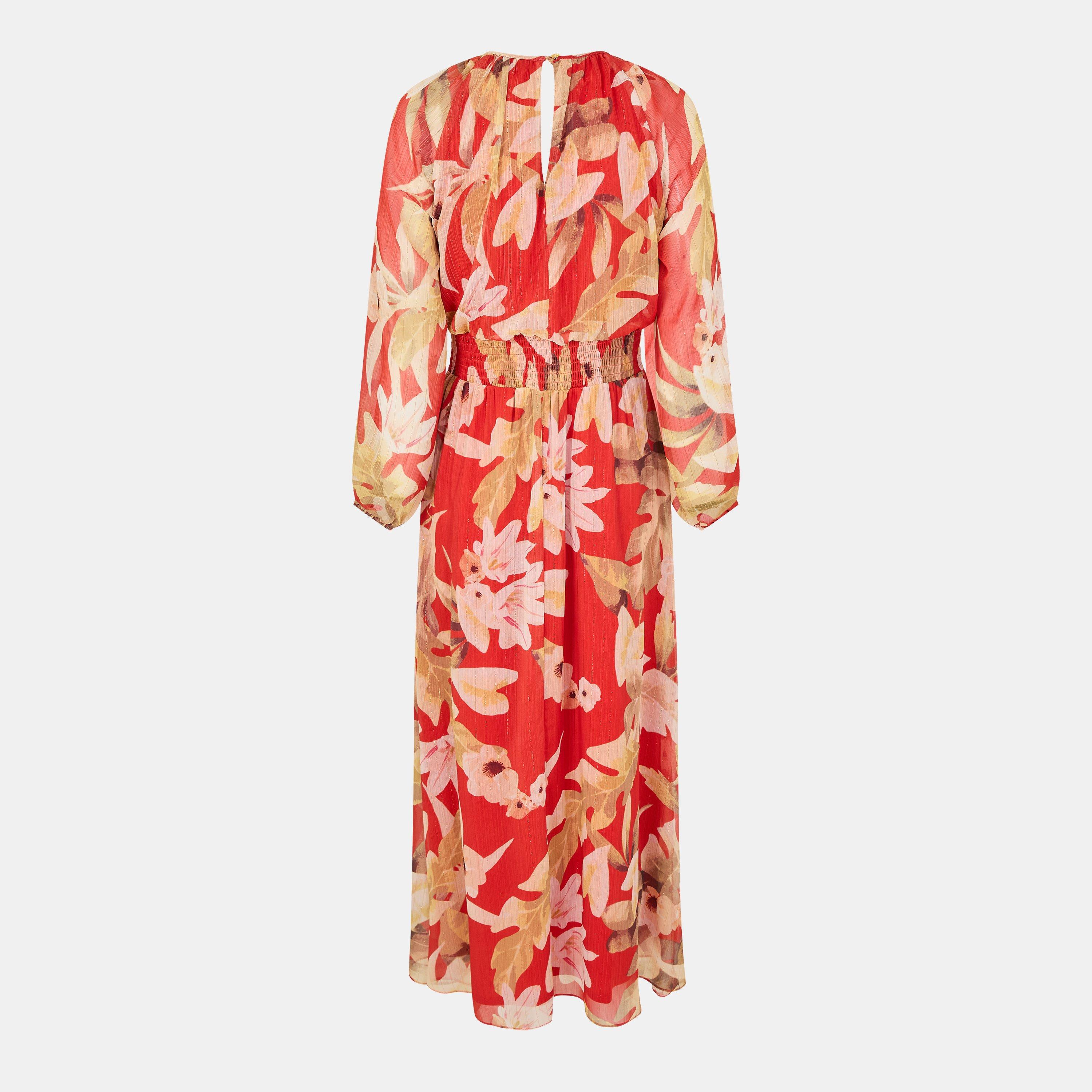 Tropical - Biba - Women's Split Sleeve Skater Dress - 2