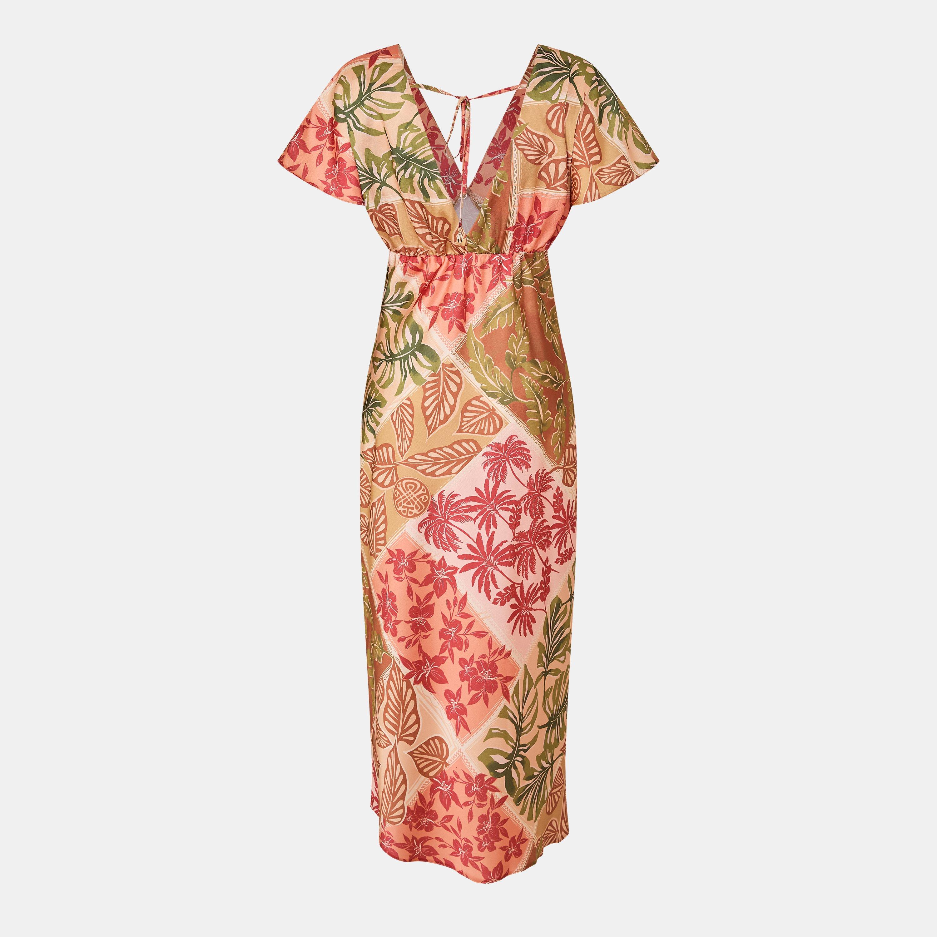 Patchwork - Biba - Women's Midi Slip Dress - 2